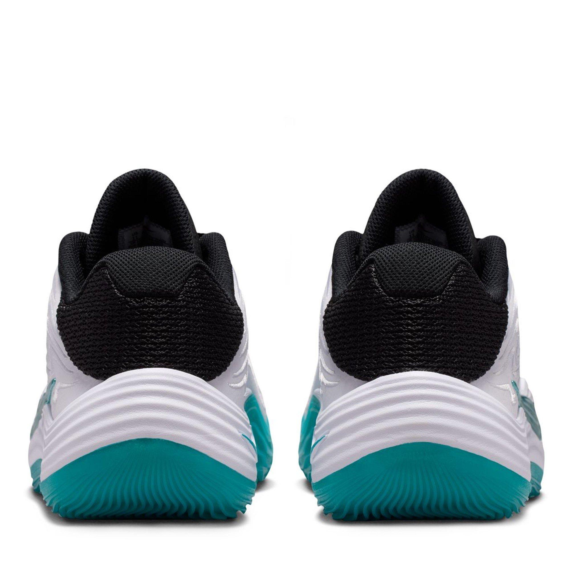 Blk/Cactus-Wht - Nike - Precision 8 Mens Basketball Shoes - 5