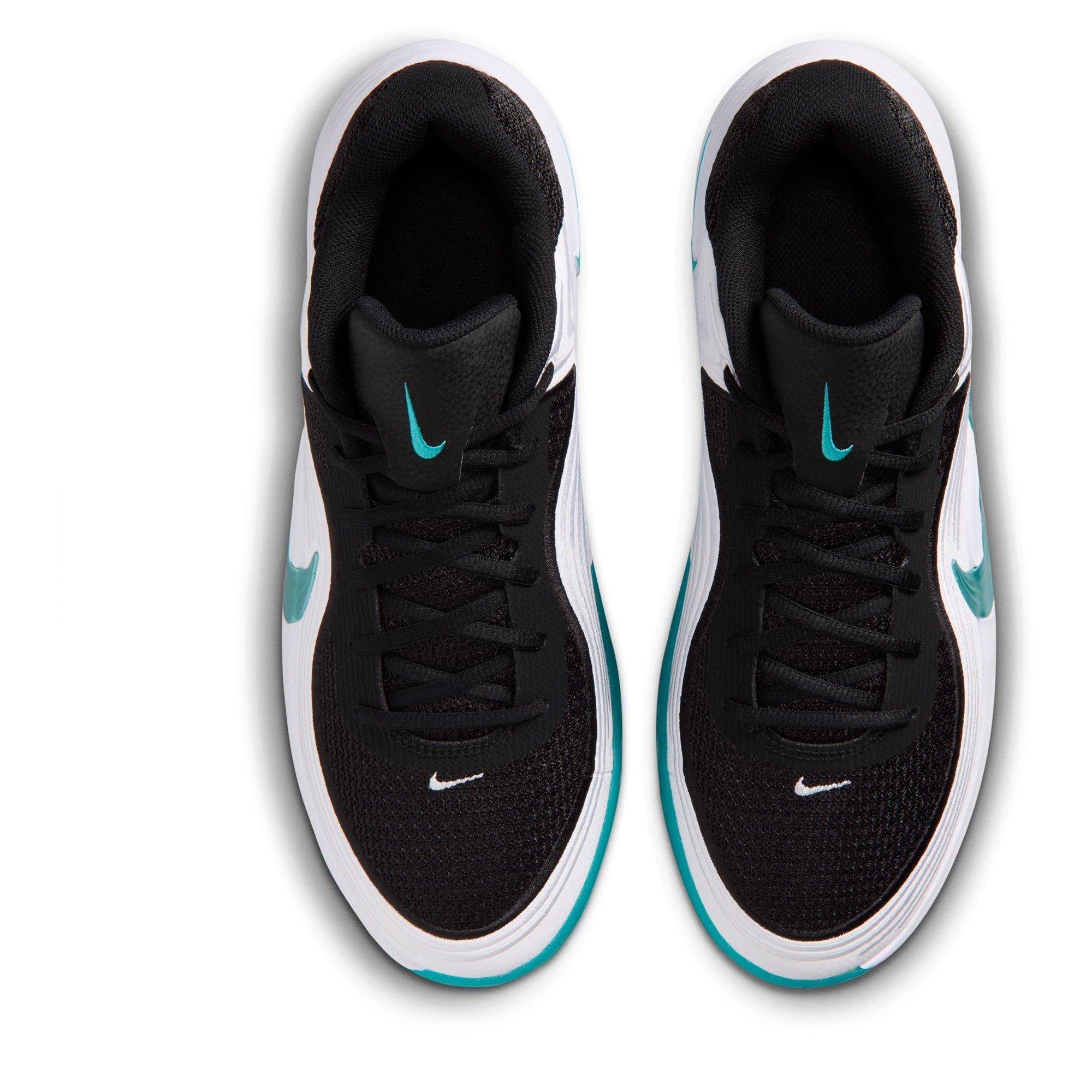 Blk/Cactus-Wht - Nike - Precision 8 Mens Basketball Shoes - 6