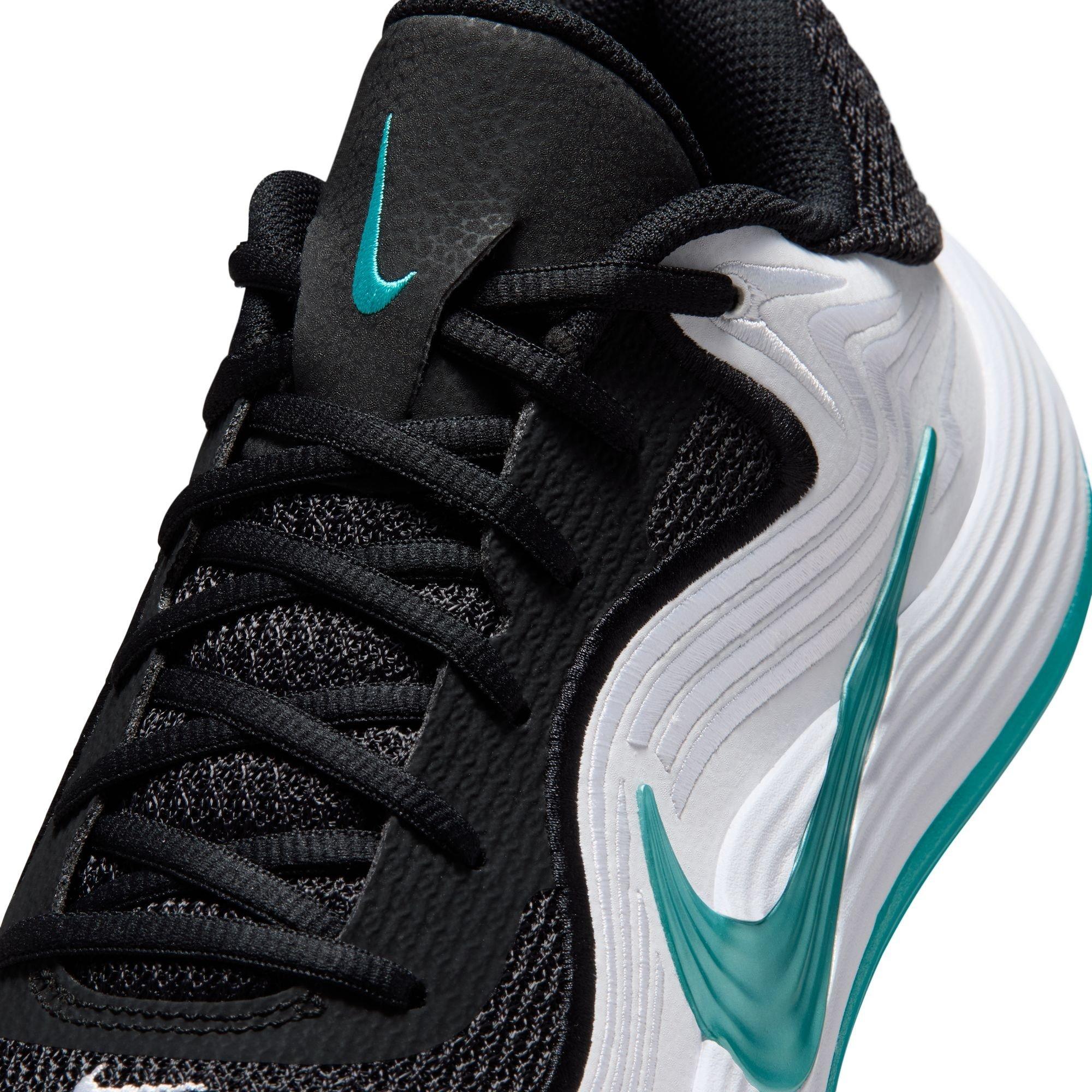 Blk/Cactus-Wht - Nike - Precision 8 Mens Basketball Shoes - 7