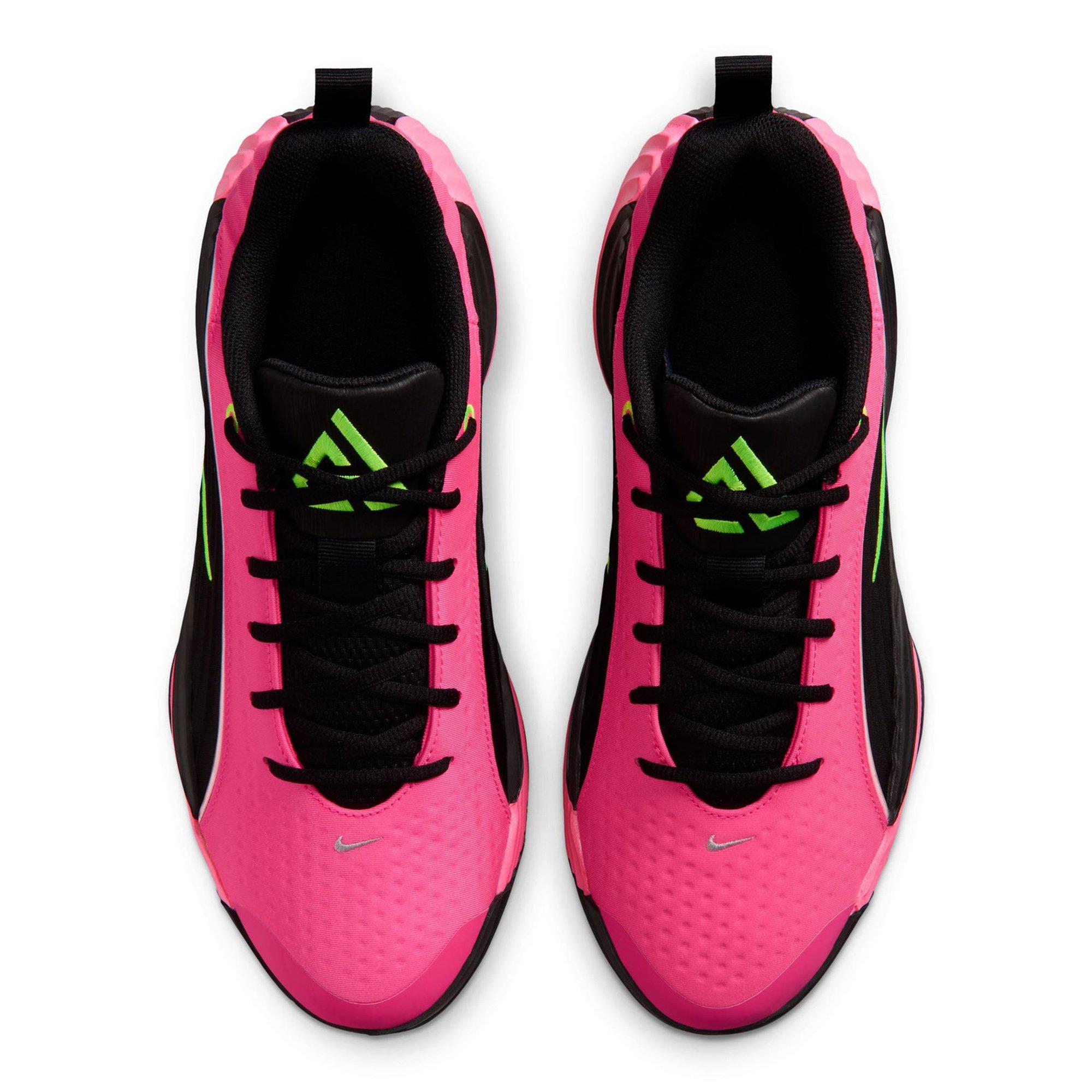 H.Pink/Volt-Blk - Nike - Giannis Immortality 5 Mens Basketball Shoes - 4