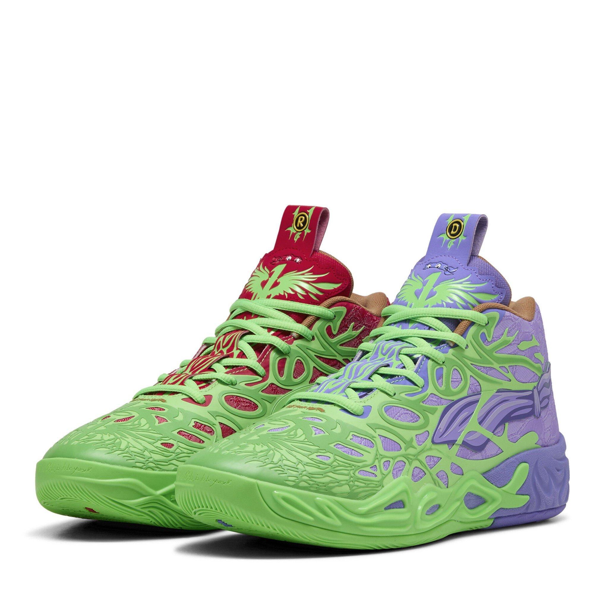 Fluorescentna zelena P - Puma - Men's Mb.04 Tmnt R&D Basketball Trainers - 1