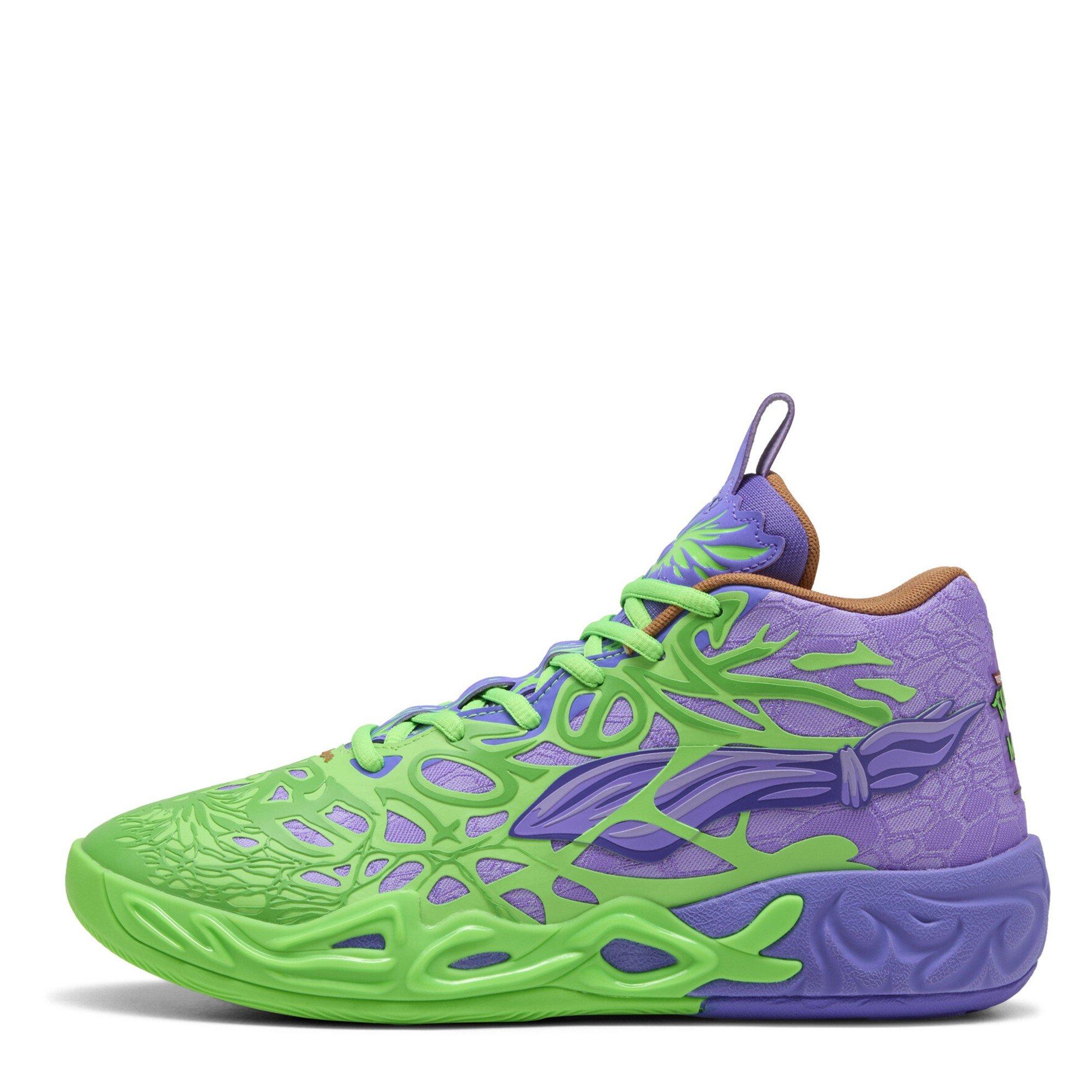 Fluorescentna zelena P - Puma - Men's Mb.04 Tmnt R&D Basketball Trainers - 2