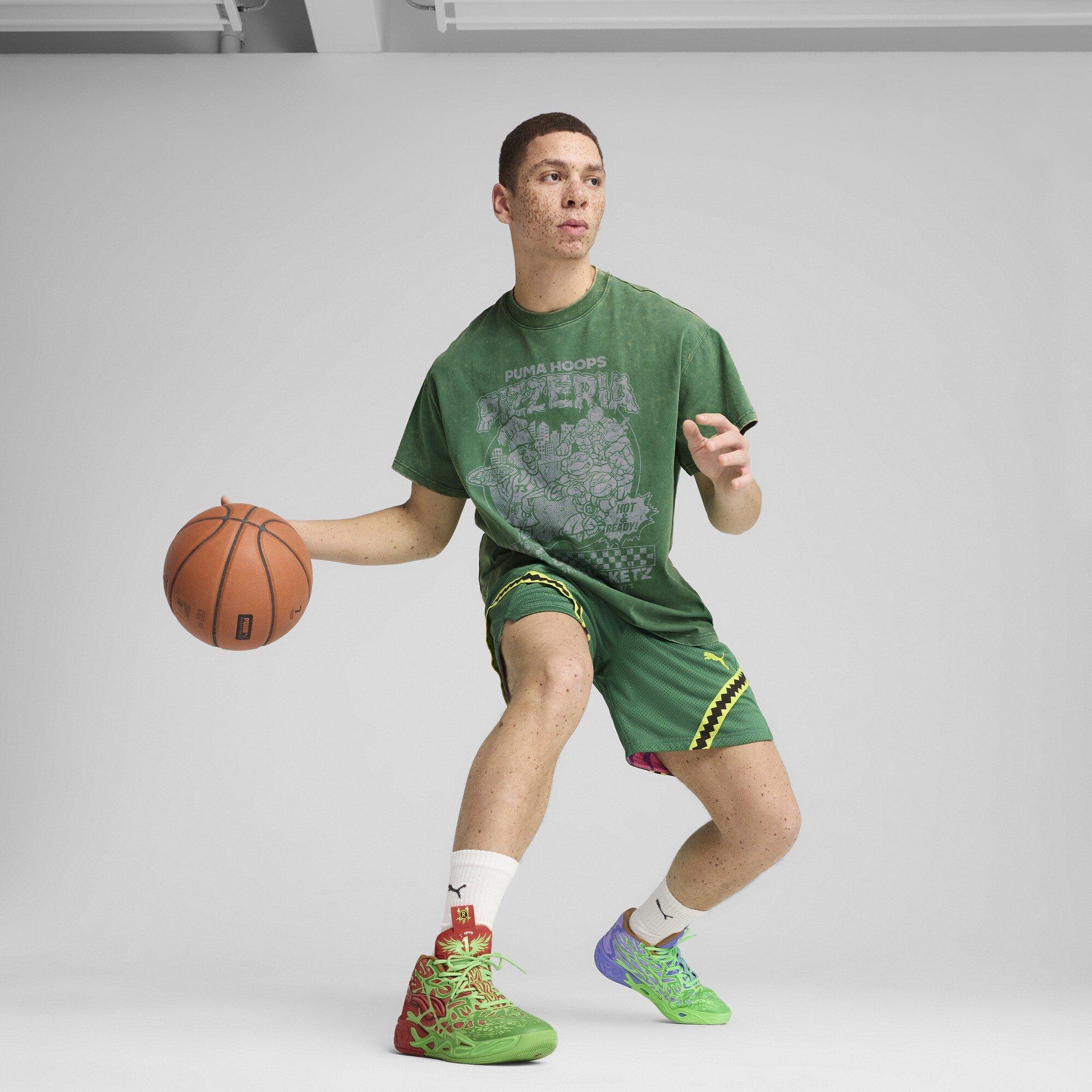 Fluorescentna zelena P - Puma - Men's Mb.04 Tmnt R&D Basketball Trainers - 7