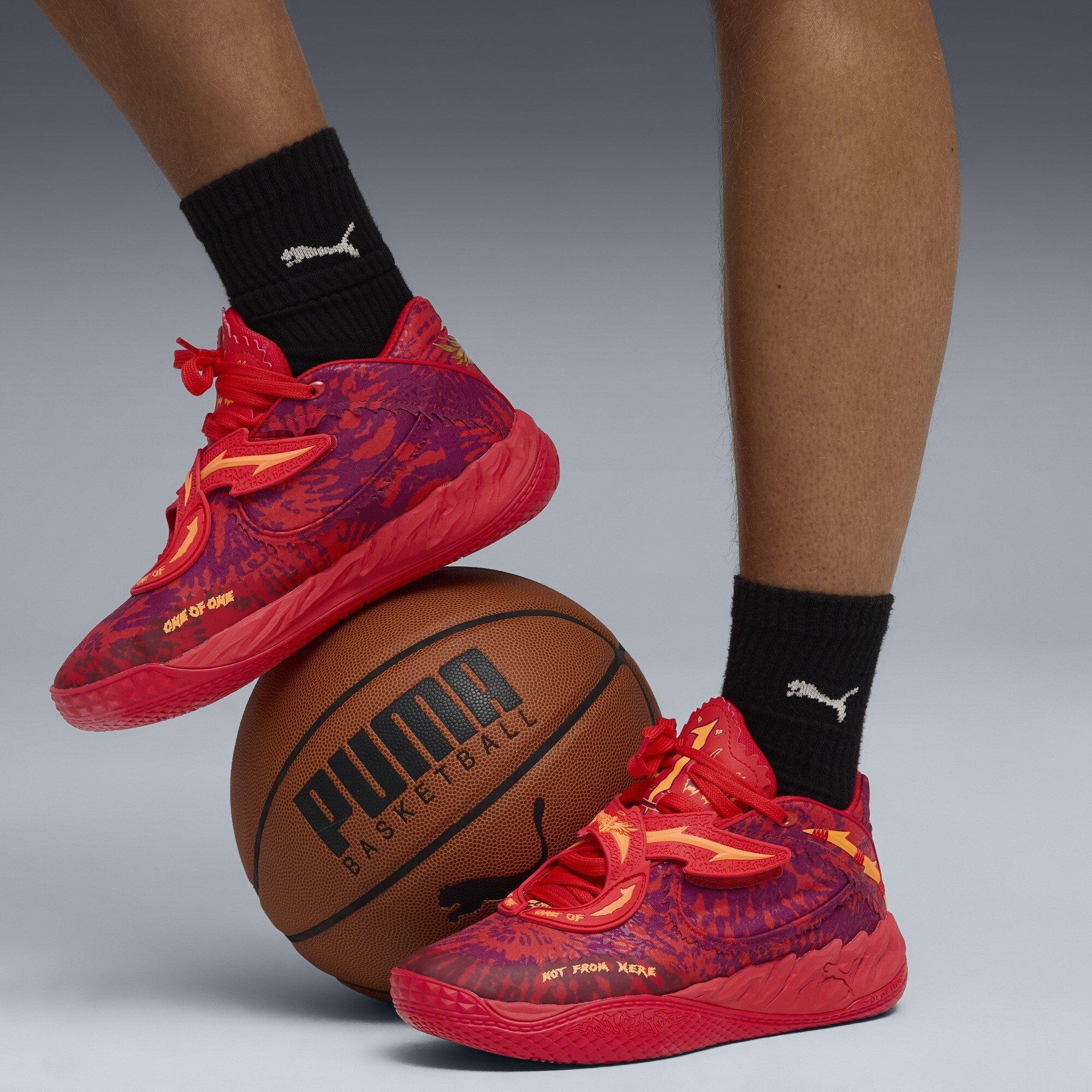 Puma Red-Mage - Puma - Men's Mb.05 Crowd Surf Basketball Trainers - 3