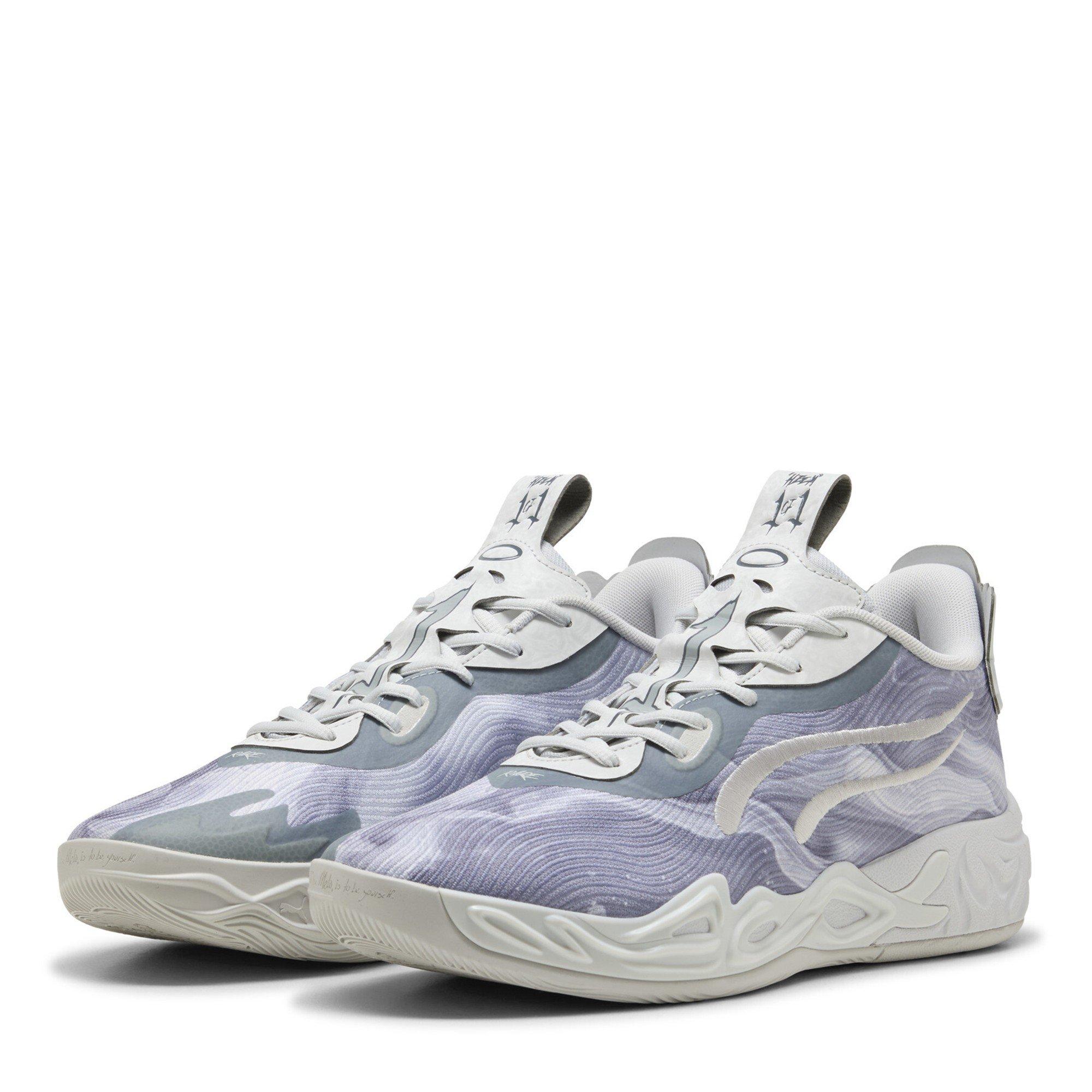 Feather Gray- - Puma - Men's Mb.04 Lo Team Basketball Trainers - 1