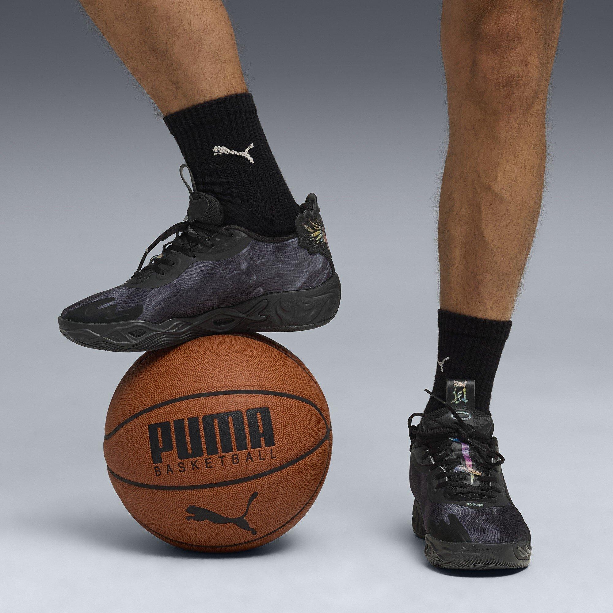 Puma Black-Da - Puma - Men's Mb.04 Lo Team Basketball Trainers - 3