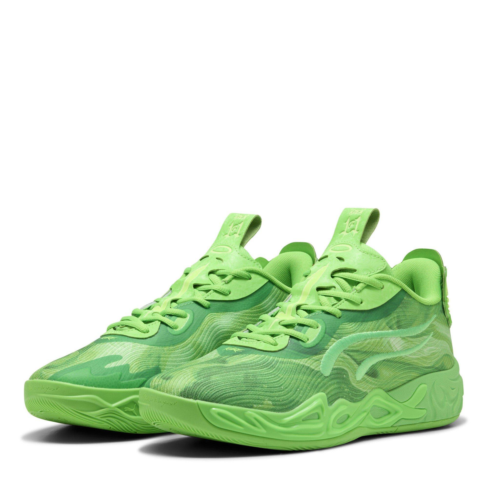 Green Glare-F - Puma - Men's Mb.04 Lo Team Basketball Trainers - 1