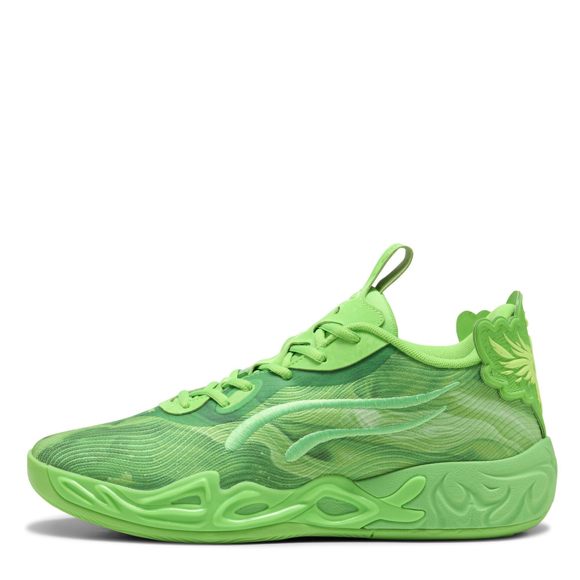 Green Glare-F - Puma - Men's Mb.04 Lo Team Basketball Trainers - 2