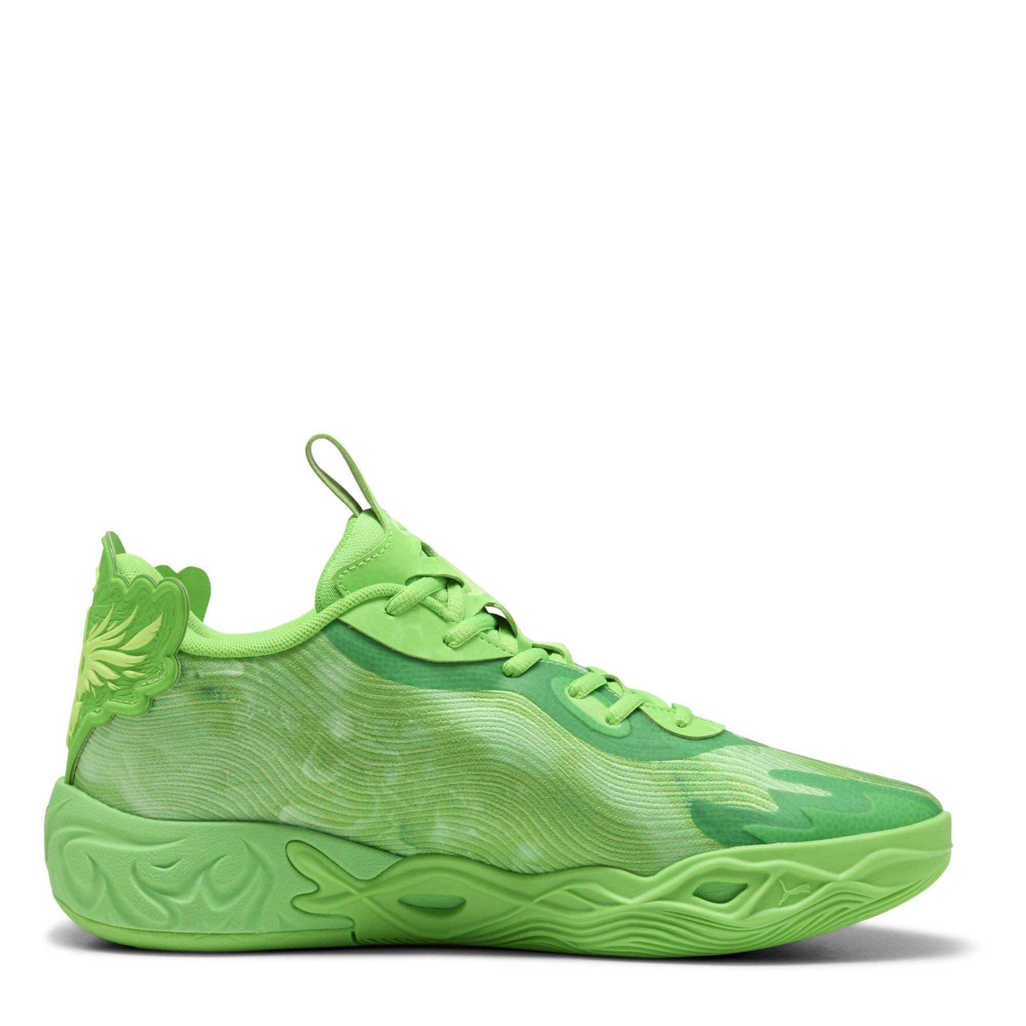 Green Glare-F - Puma - Men's Mb.04 Lo Team Basketball Trainers - 5