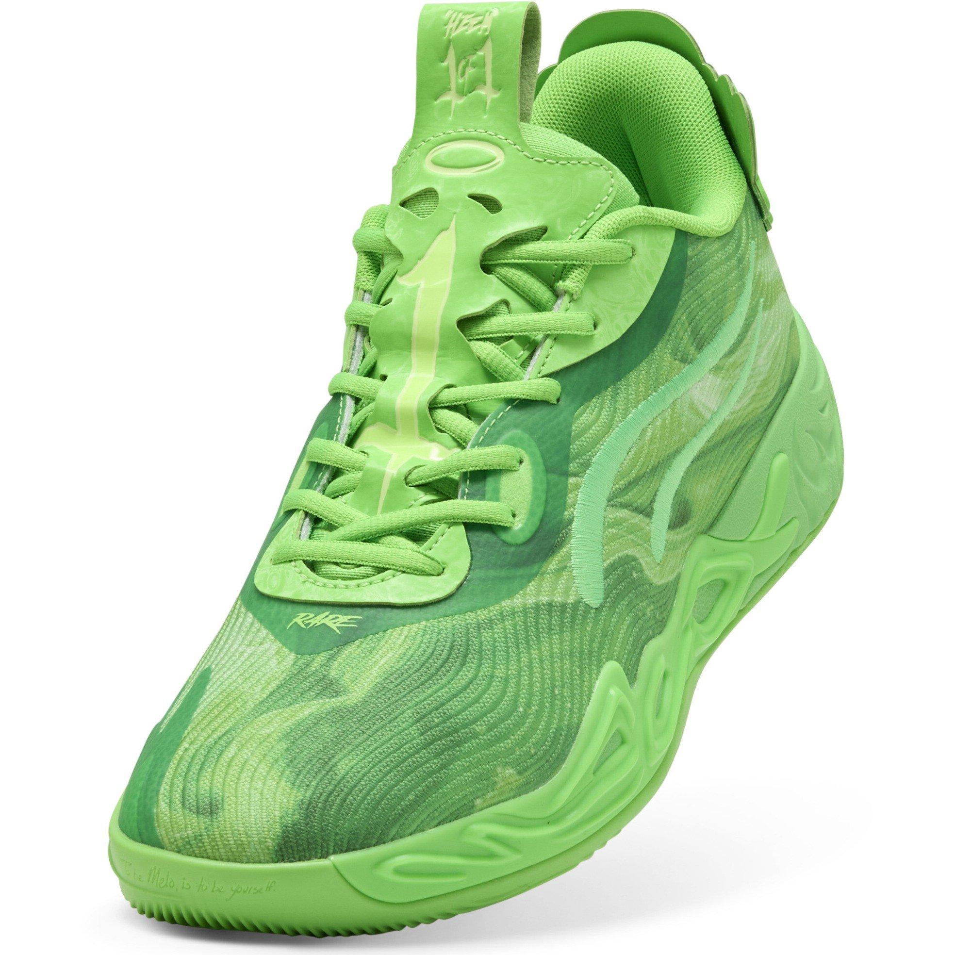 Green Glare-F - Puma - Men's Mb.04 Lo Team Basketball Trainers - 8