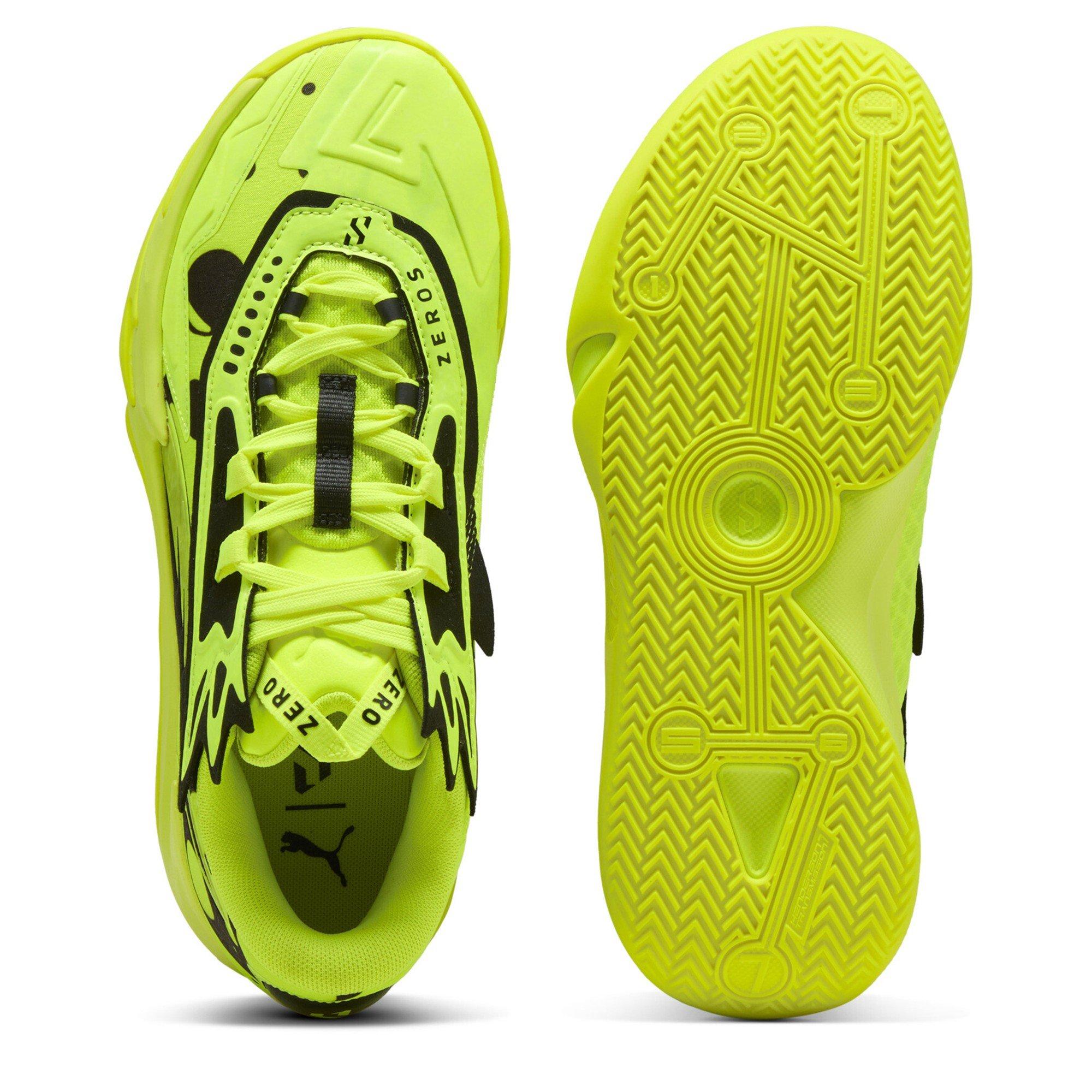 Yellow Alert- - Puma - Men's Scoot Zeros II Basketball Trainers - 4