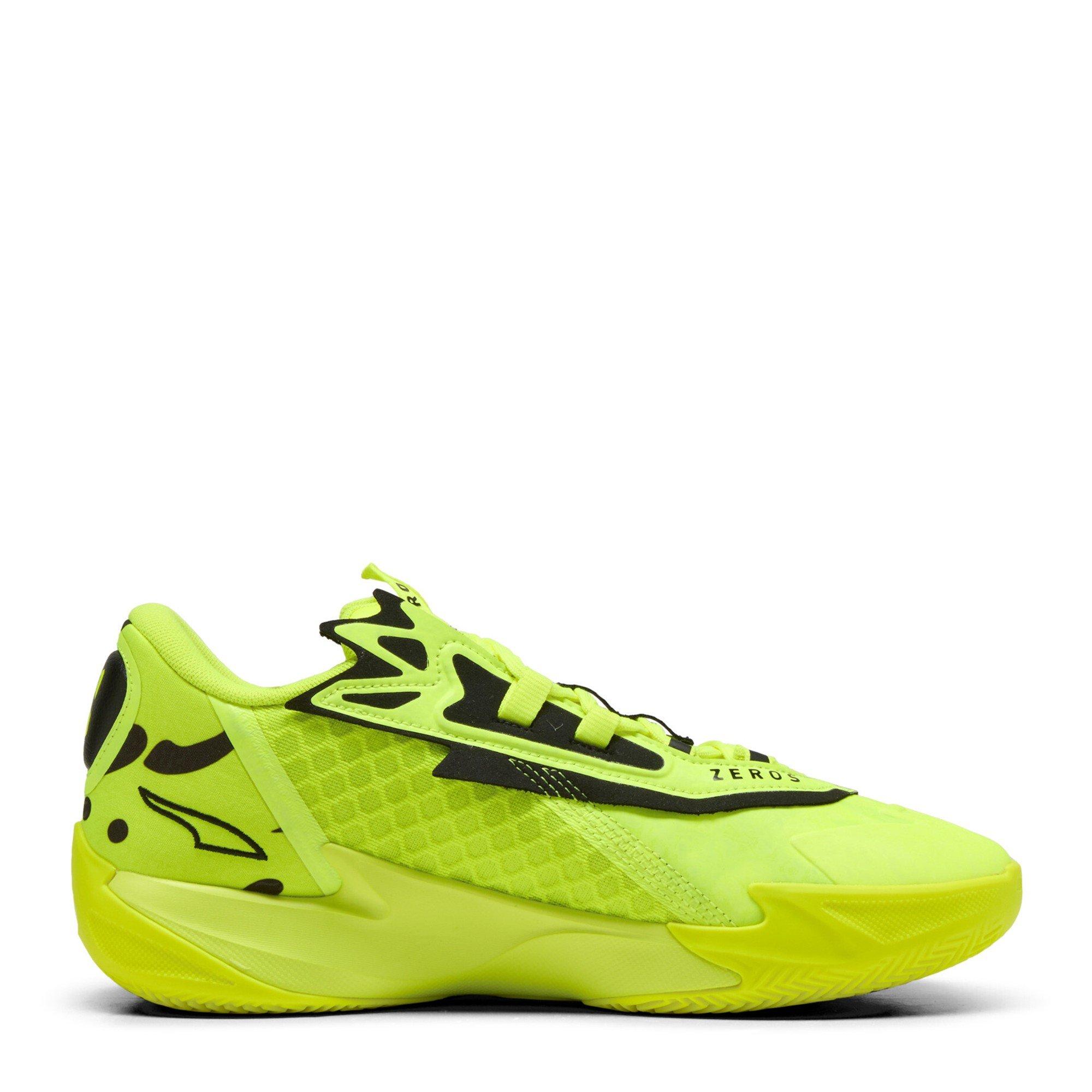 Yellow Alert- - Puma - Men's Scoot Zeros II Basketball Trainers - 5