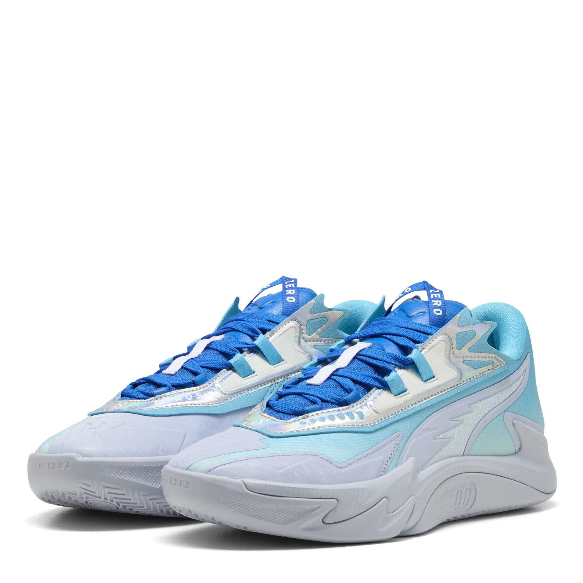 Peaceful Blue - Puma - Men's Scoot Zeros II Crystal Basketball Trainers - 1