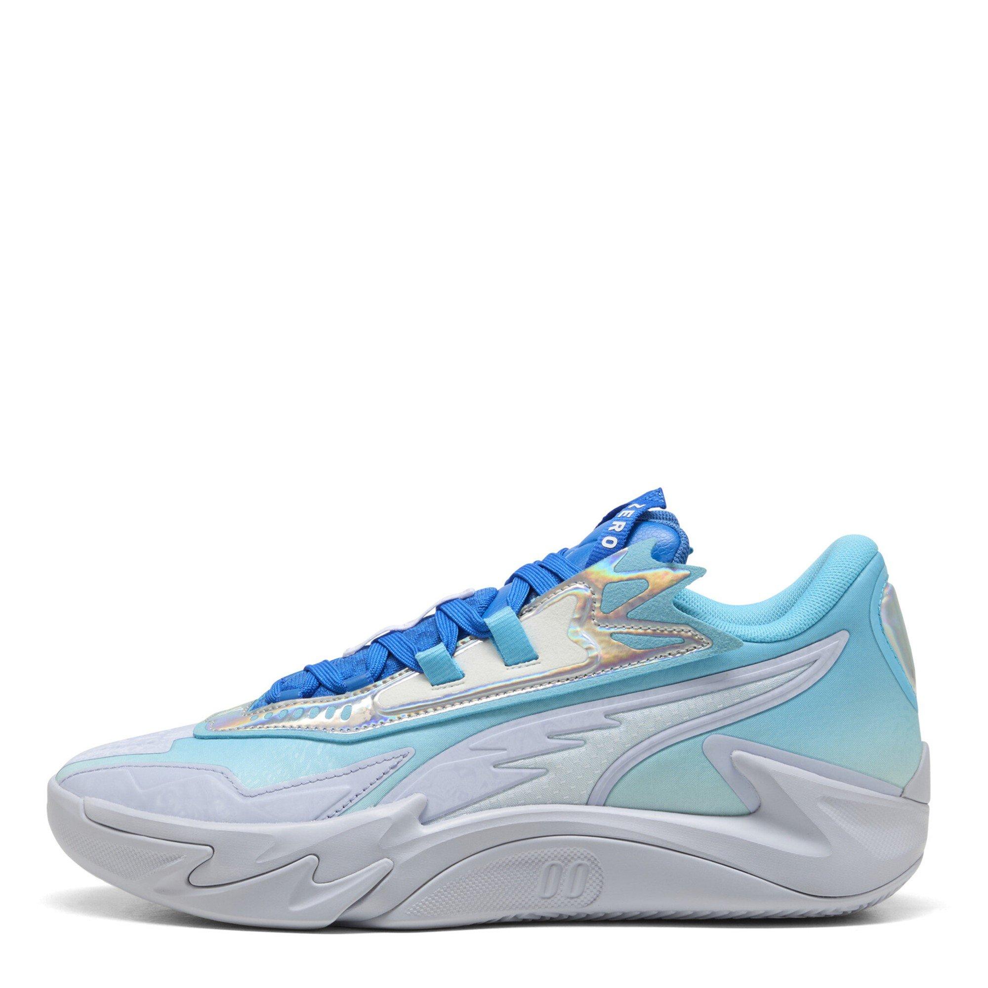 Peaceful Blue - Puma - Men's Scoot Zeros II Crystal Basketball Trainers - 2