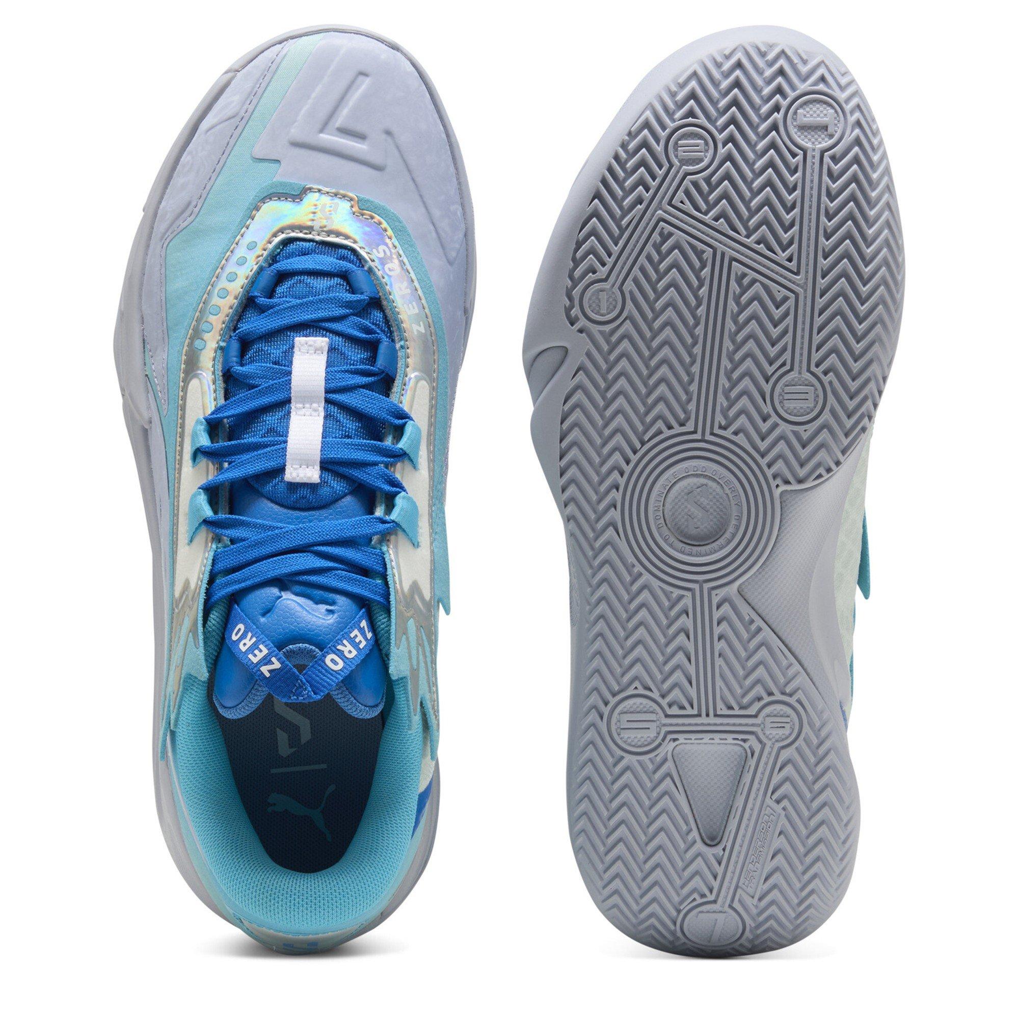 Peaceful Blue - Puma - Men's Scoot Zeros II Crystal Basketball Trainers - 4