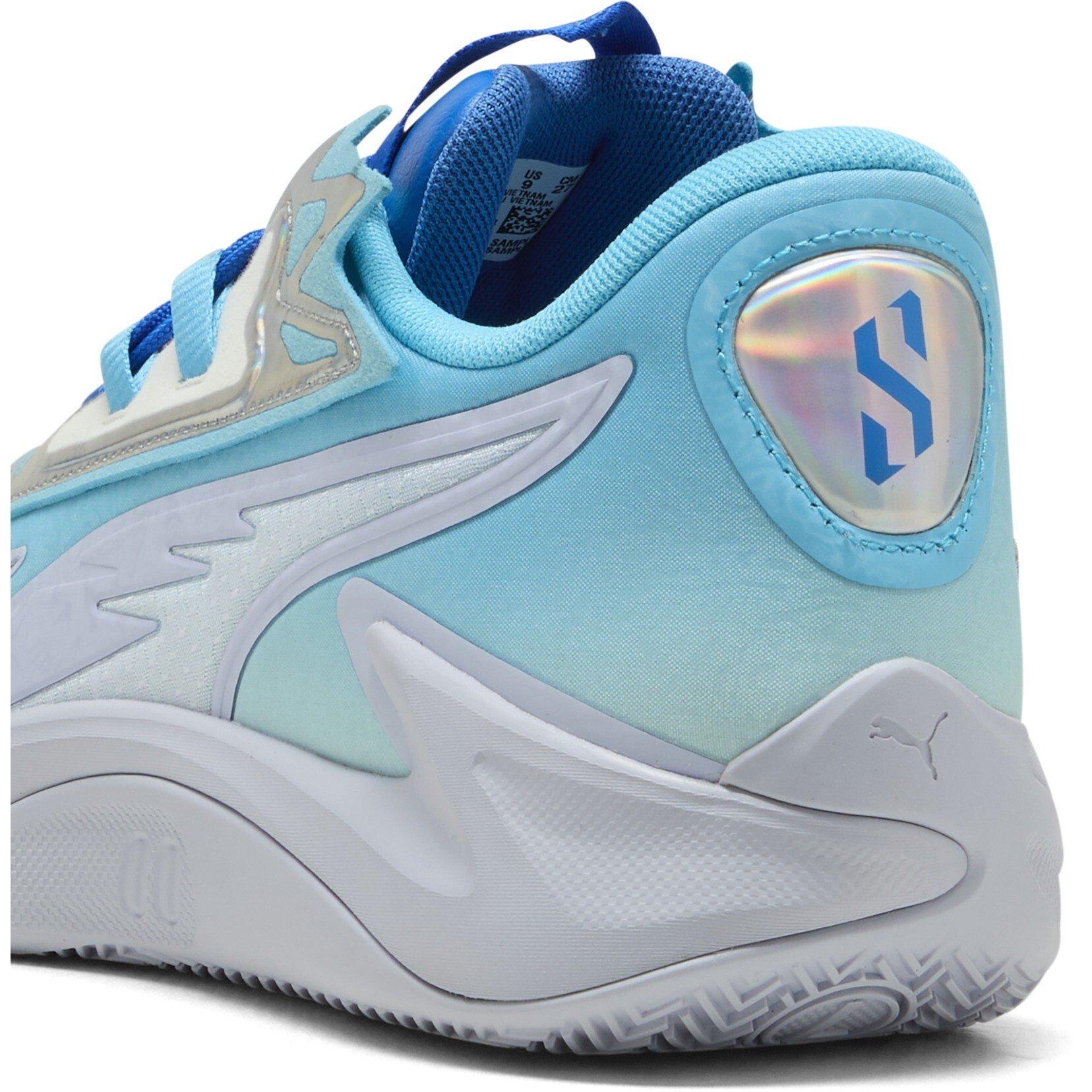 Peaceful Blue - Puma - Men's Scoot Zeros II Crystal Basketball Trainers - 6