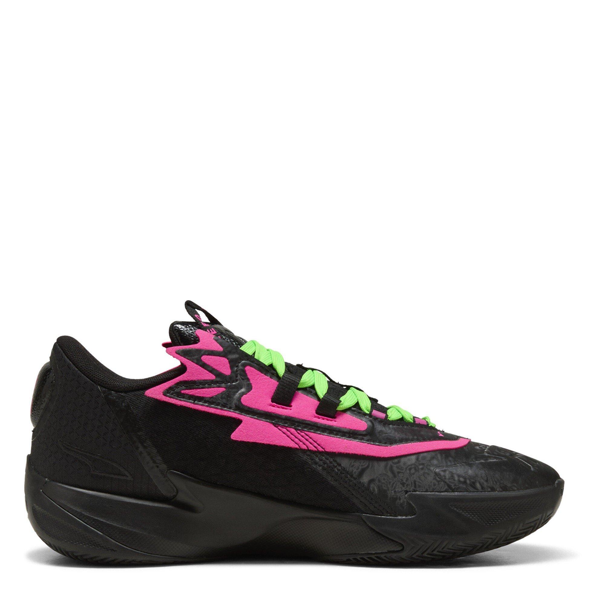 Puma Black-Fl - Puma - Men's Scoot Zeros II VN Basketball Trainers - 5