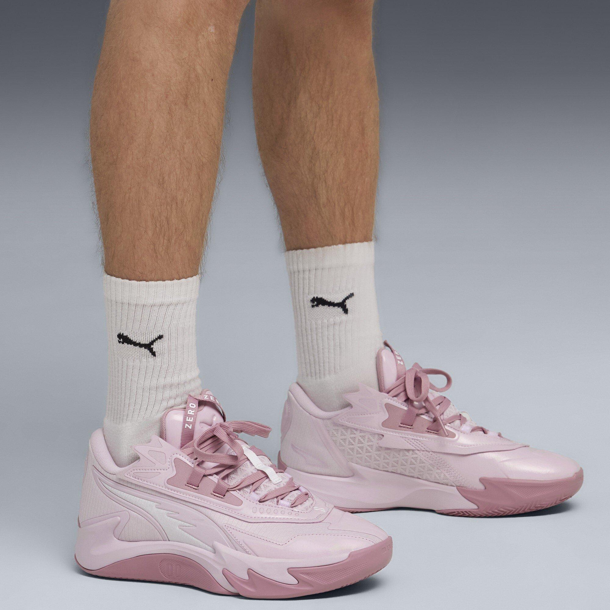 Poised Pink-R - Puma - Men's Scoot Zeros II Basketball Trainers - 3
