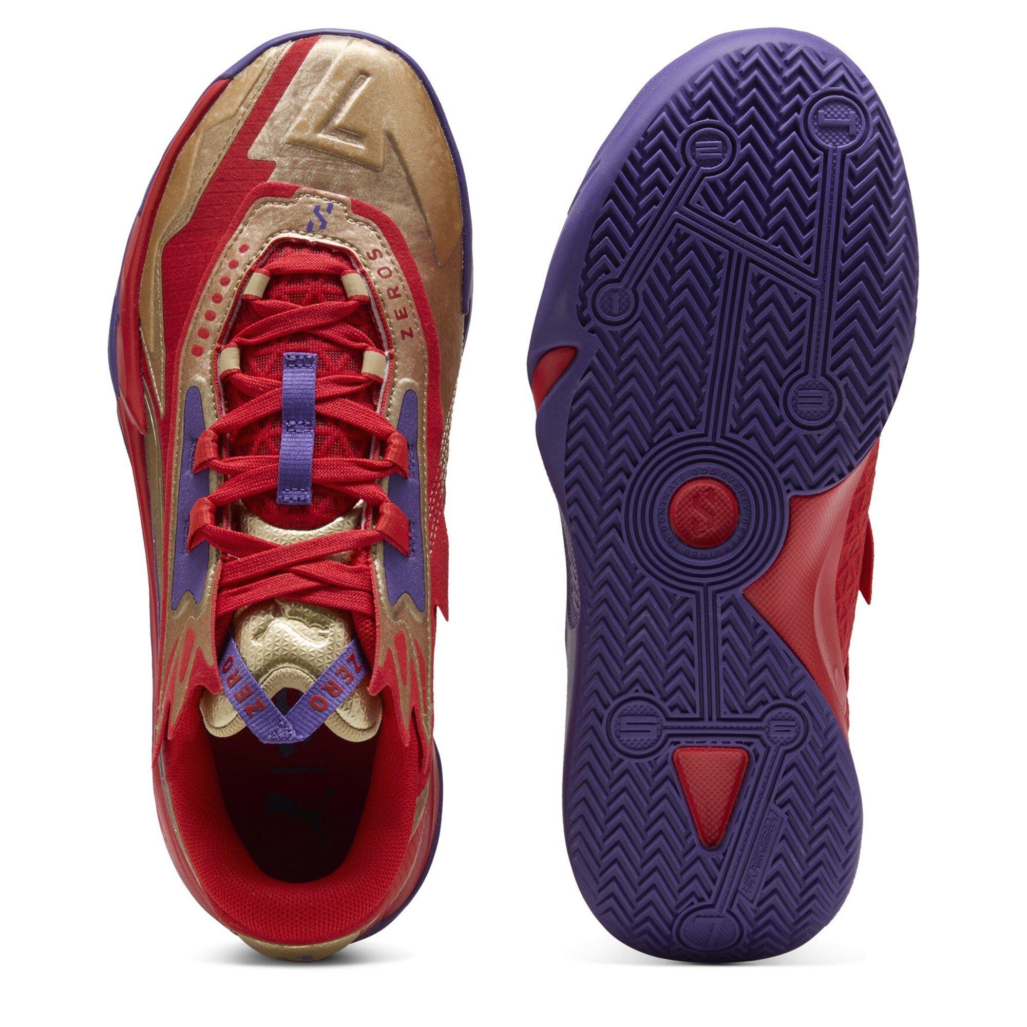 Für alle Zeit - Puma - Men's Scoot Zeros II Gold Basketball Trainers - 3