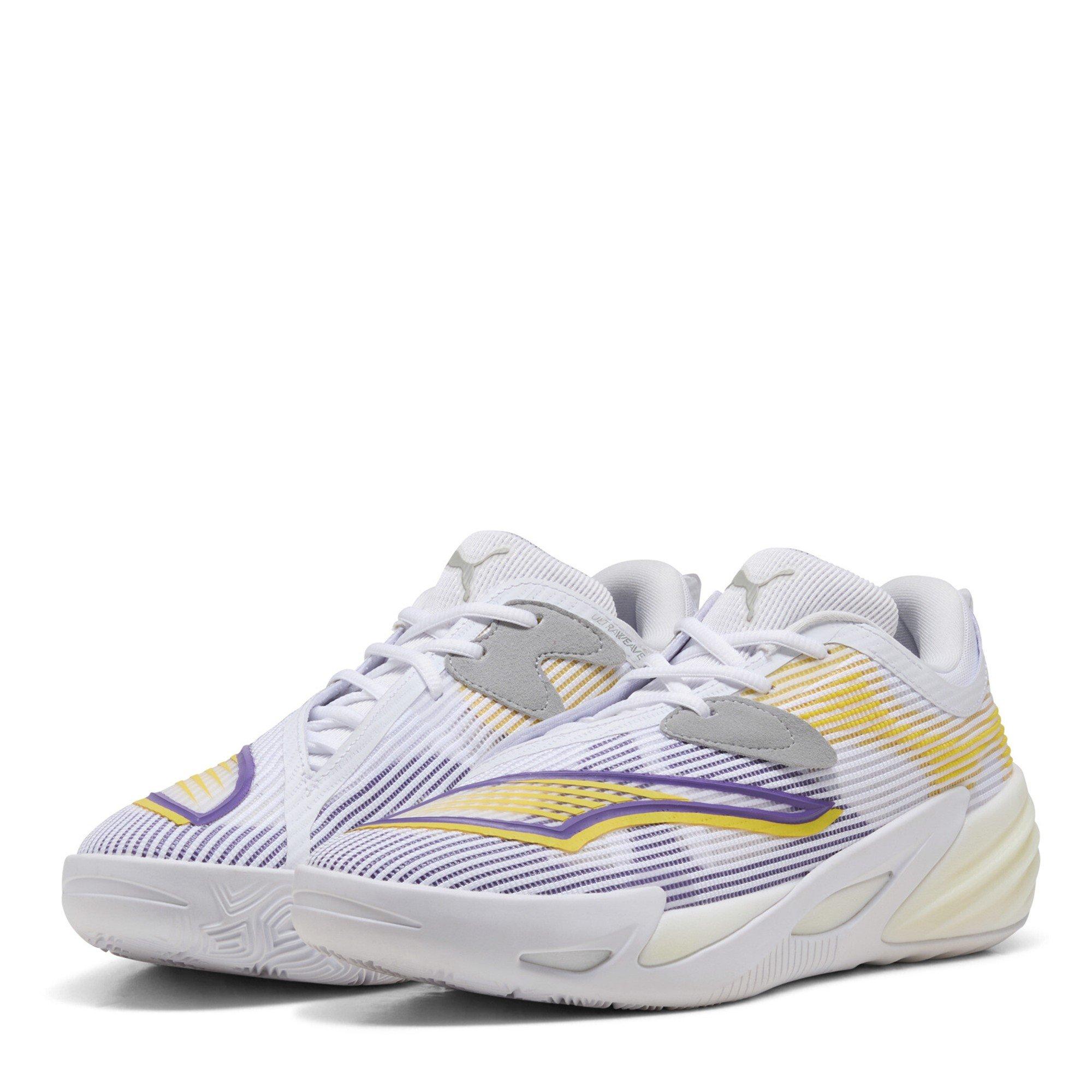 Puma Men's All-Pro Nitro 2 Basketball Trainers - White-Pe Puma White-Pe - 11 (46)