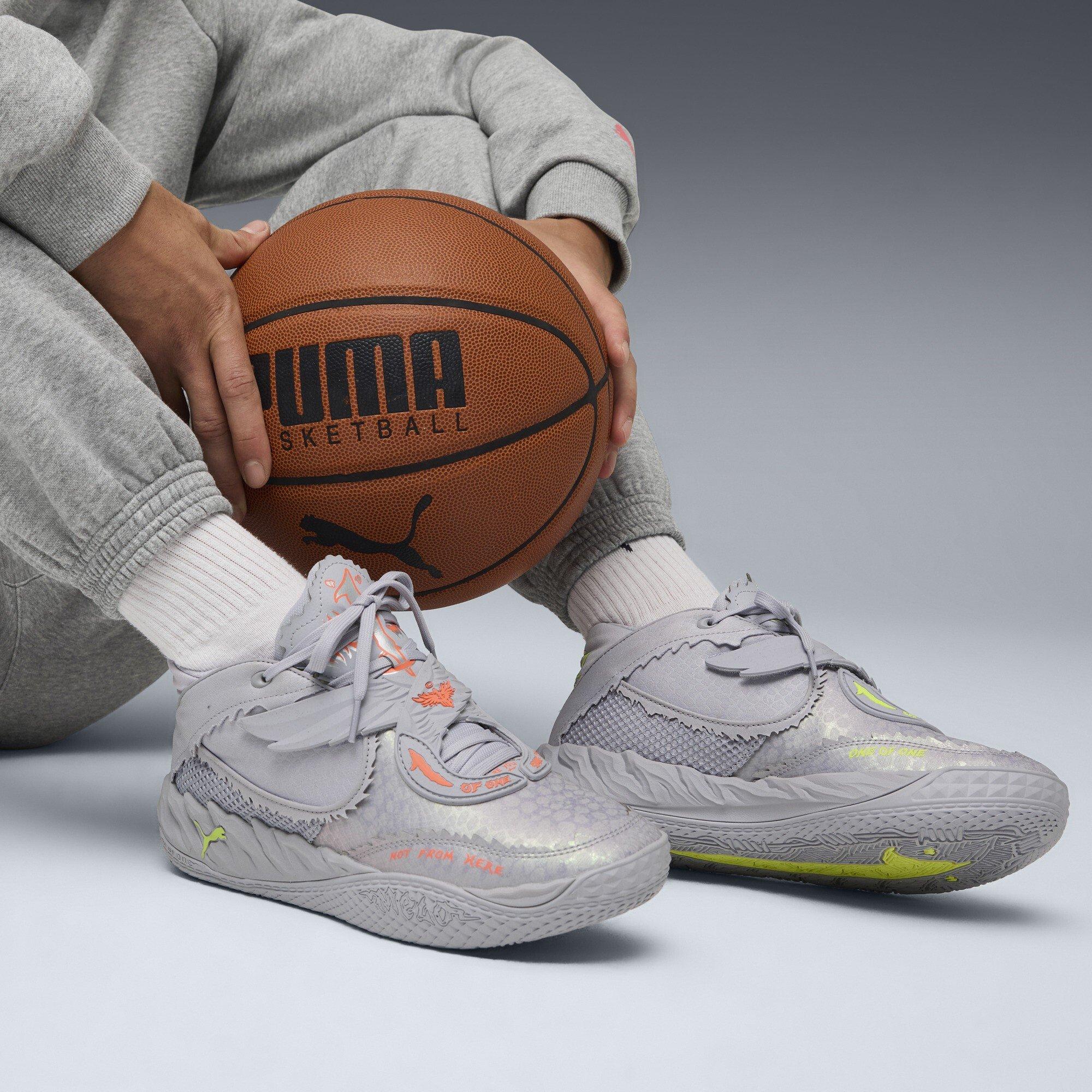 Vibrant Silve - Puma - Men's Mb.05 Metallic Basketball Trainers - 3