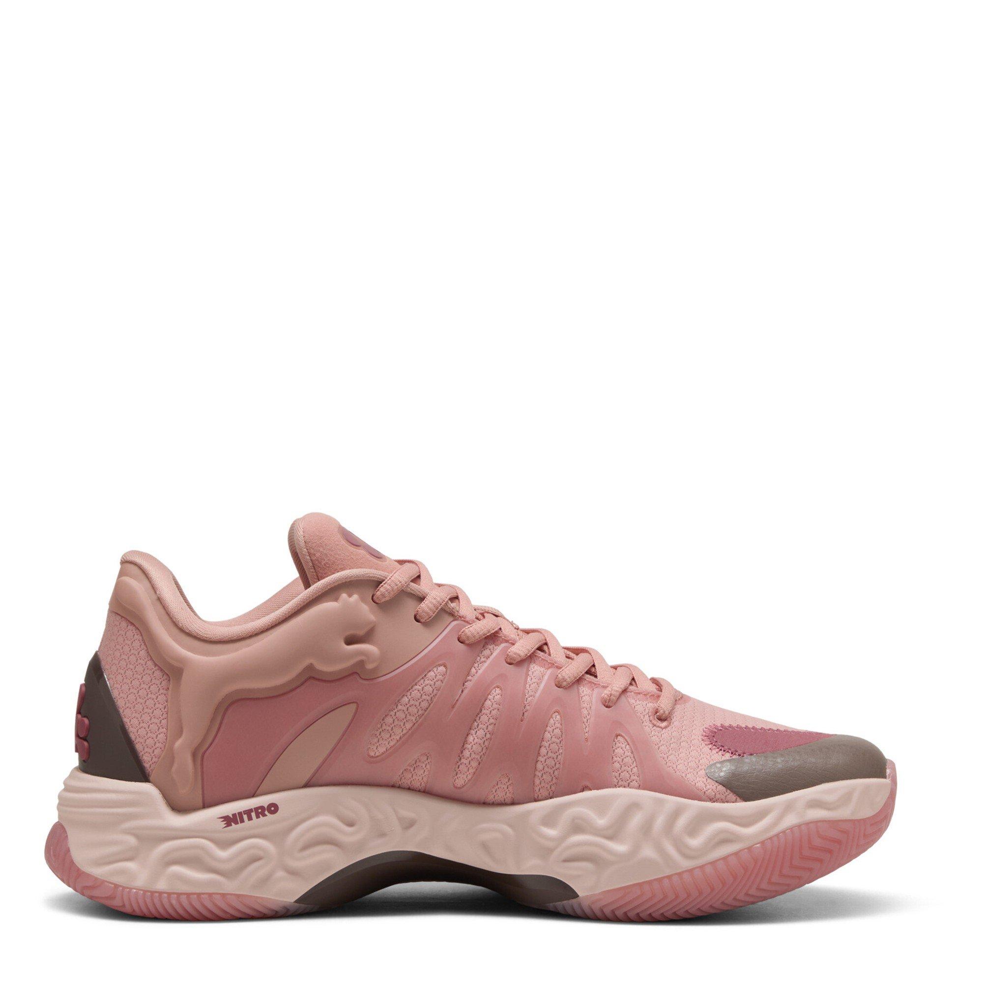 Poppy Pink-Ro - Puma - Men's Hali 1 Basketball Trainers - 4