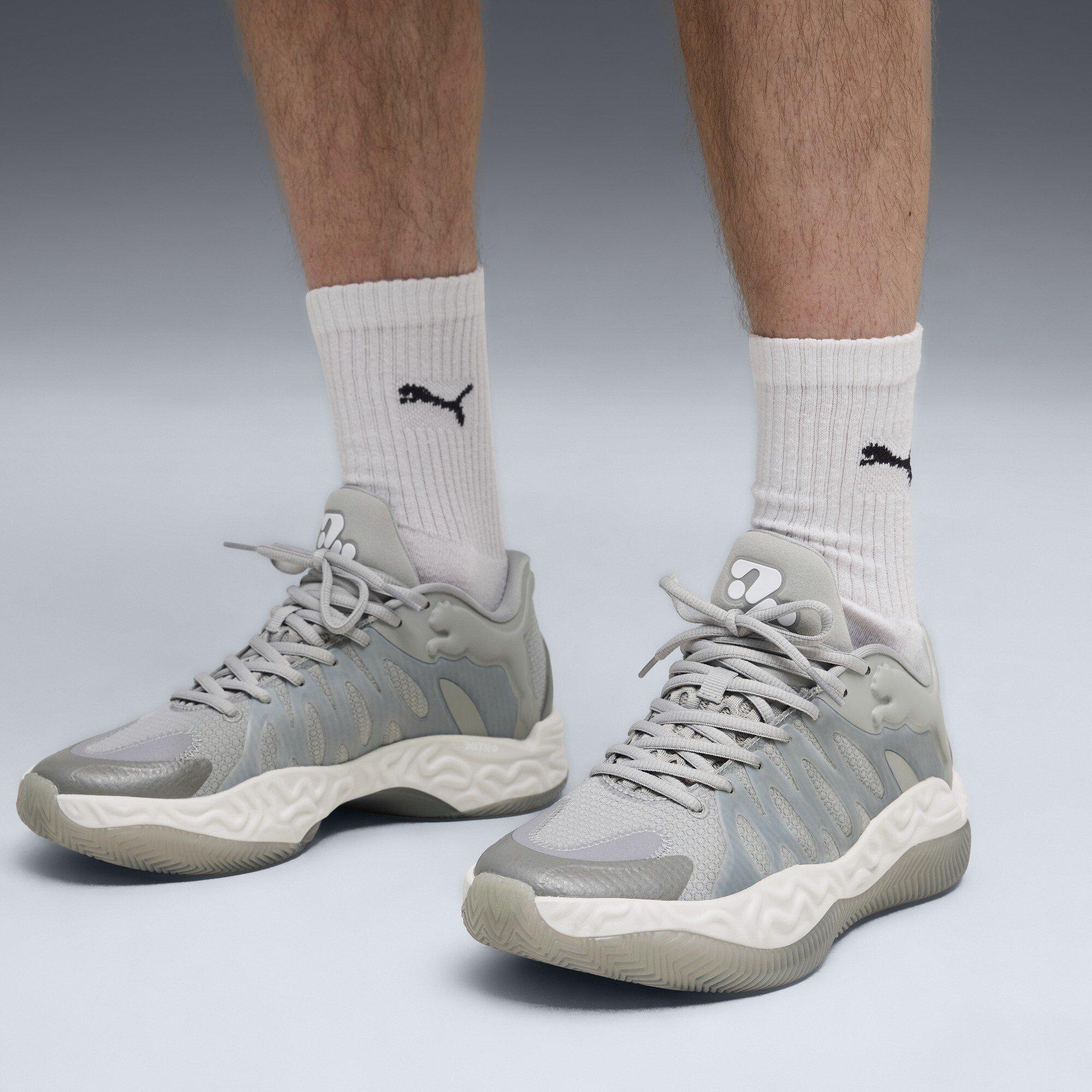 Gray Echo-Fea - Puma - Men's Hali 1 Basketball Trainers - 3
