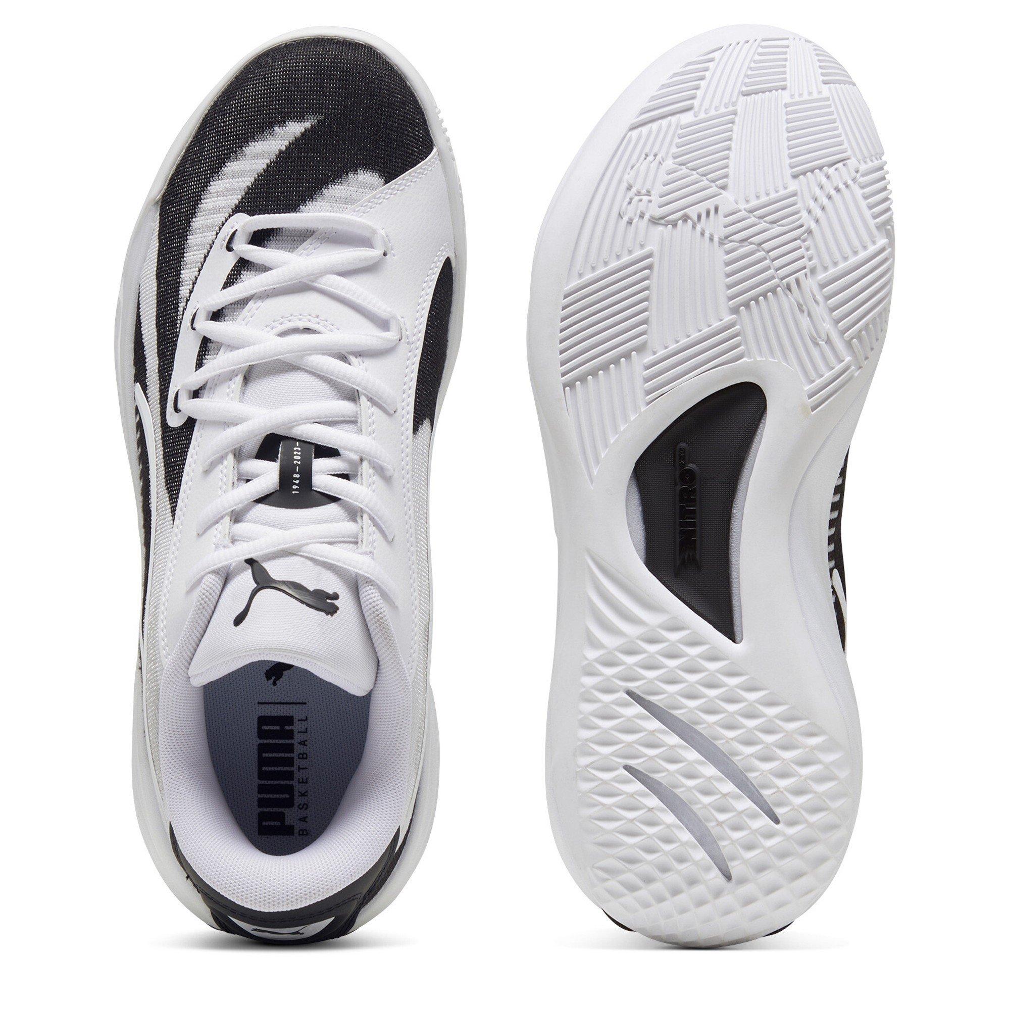 Puma White-Pu - Puma - Men's All-Pro Nitro Team Basketball Trainers - 3