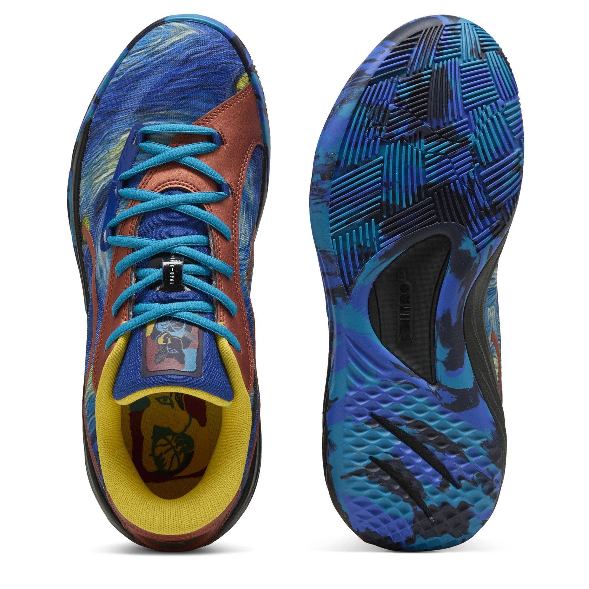 Vivid Blue-Tr - Puma - Men's All-Pro Nitro Dylan Exhib Basketball Trainers - 4