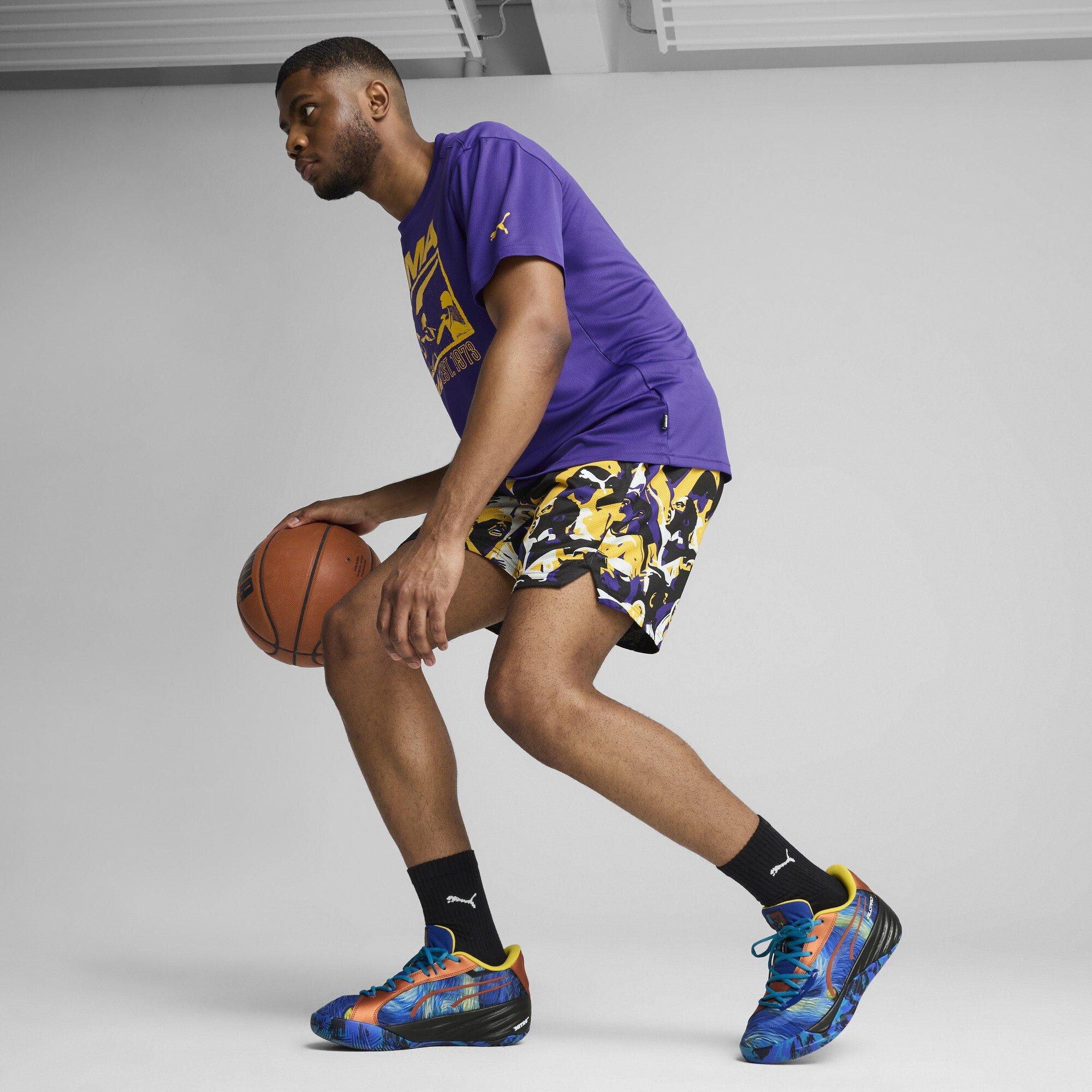 Vivid Blue-Tr - Puma - Men's All-Pro Nitro Dylan Exhib Basketball Trainers - 7