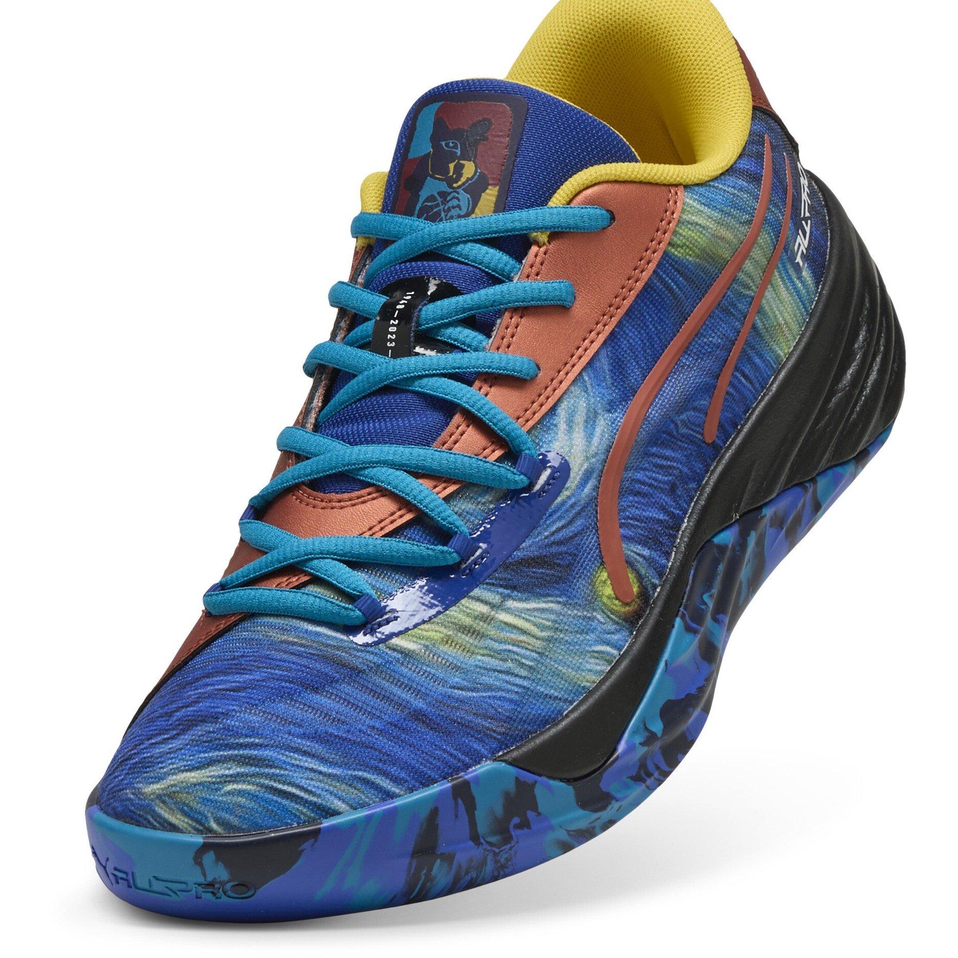 Vivid Blue-Tr - Puma - Men's All-Pro Nitro Dylan Exhib Basketball Trainers - 8