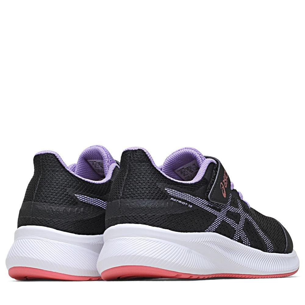 Black/Digital V - Asics - Kids' Patriot 13 Everyday Neutral Road Running Shoes - 5