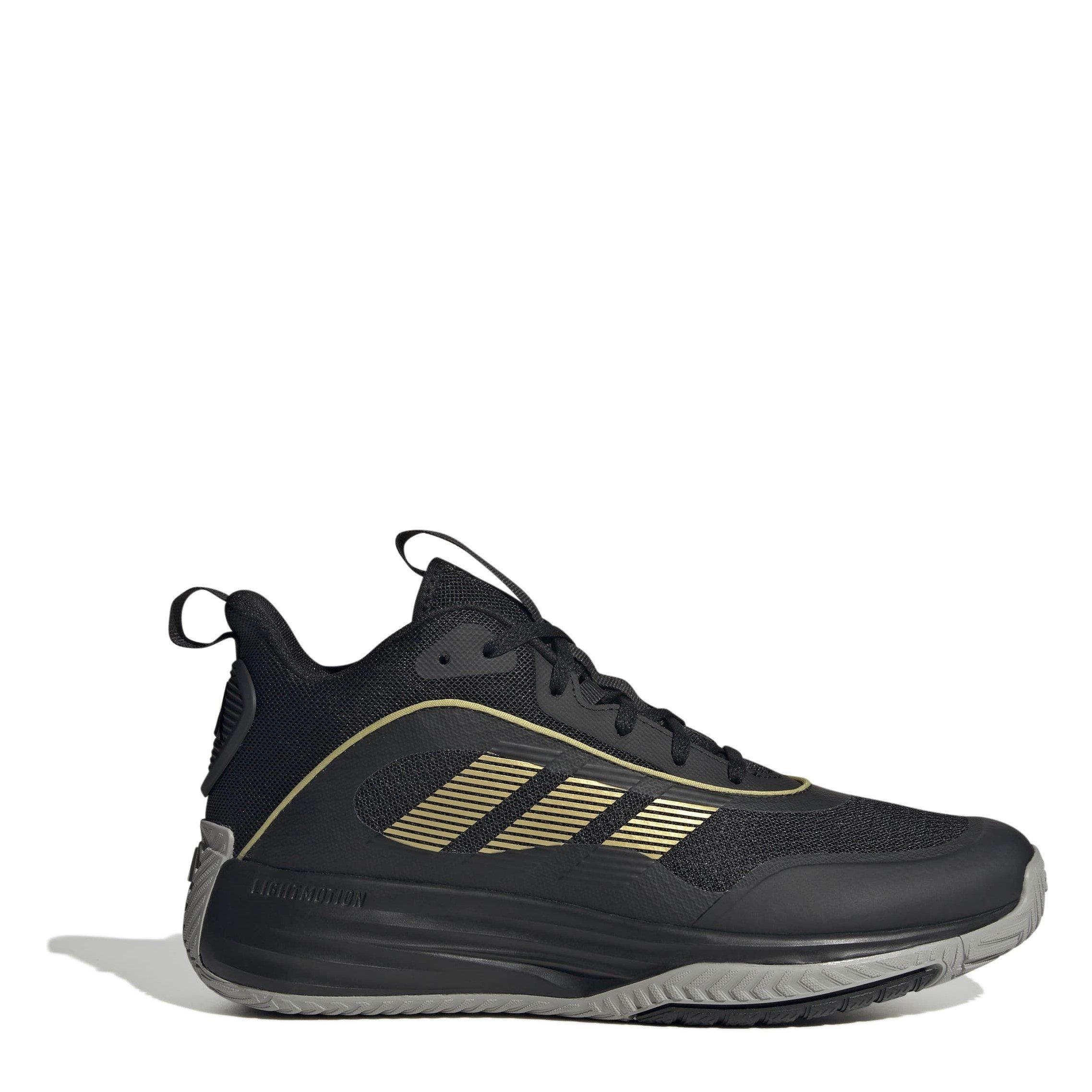 CBlk/Gold/Grey - adidas - Own the Game 3 Adults Basketball Shoes - 1