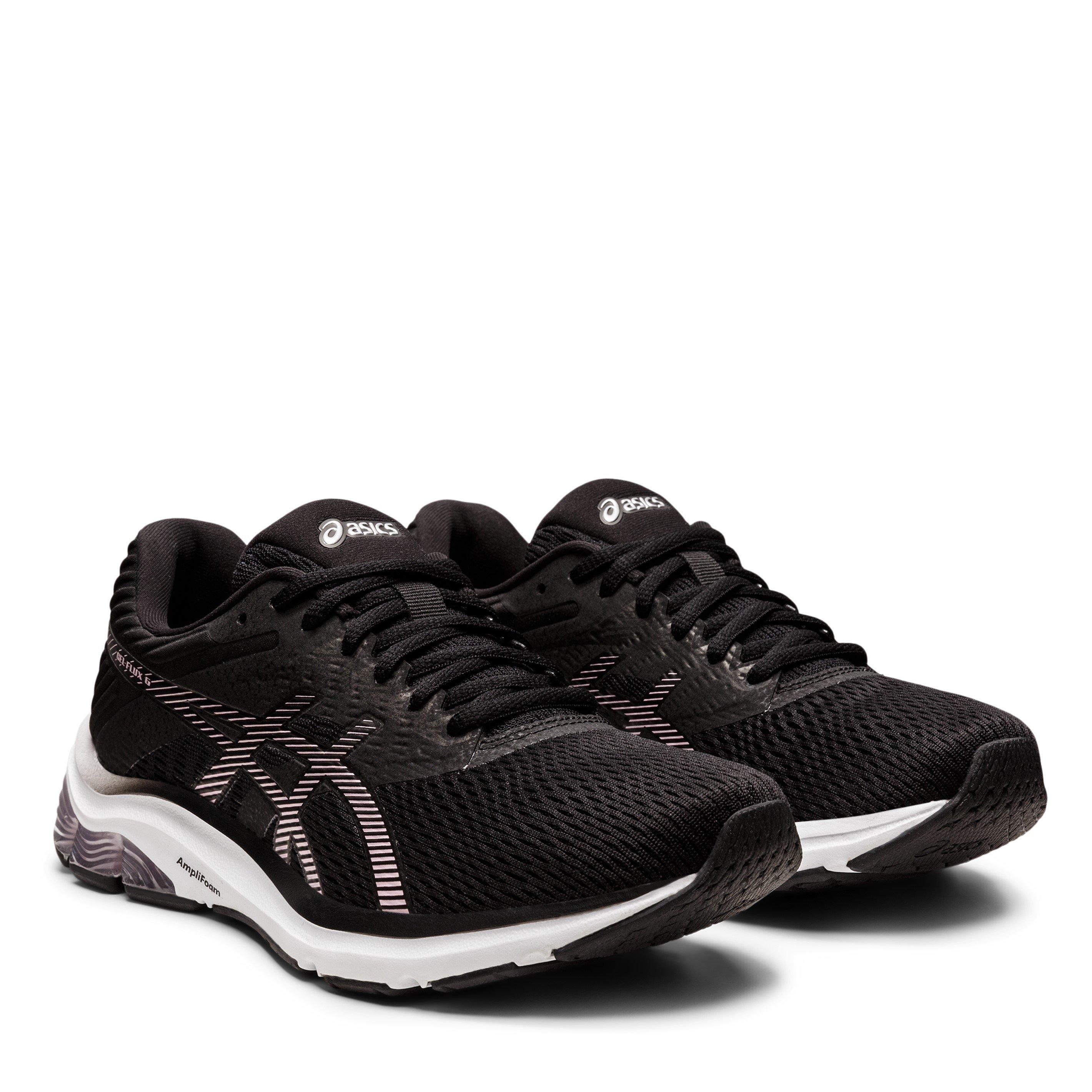 Schwarz/Kaum Geröstet - Asics - Gel-Flux 6 Road Running Shoes Womens - 4