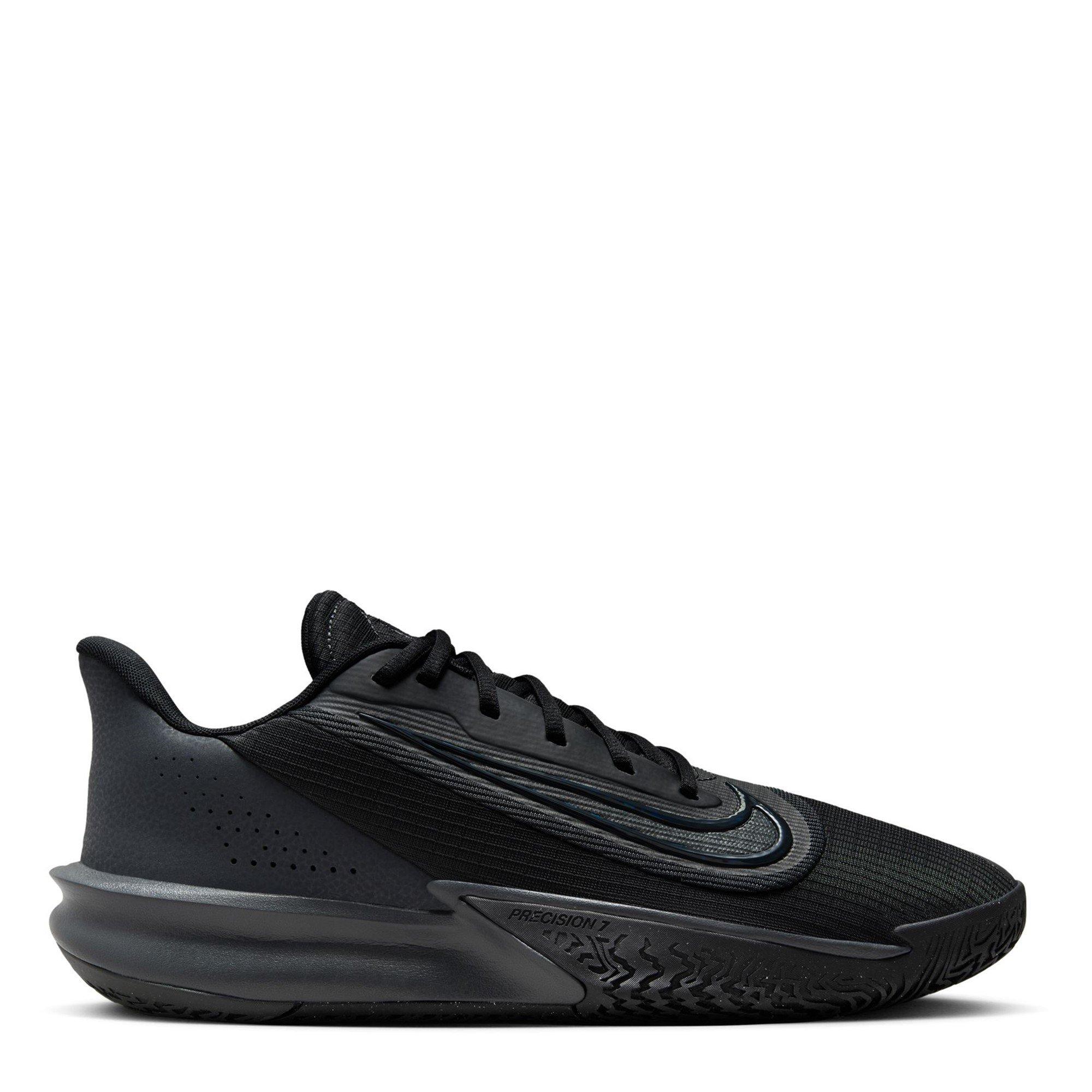 Preto/Cinza - Nike - Precision VII Basketball Trainers Adults - 1