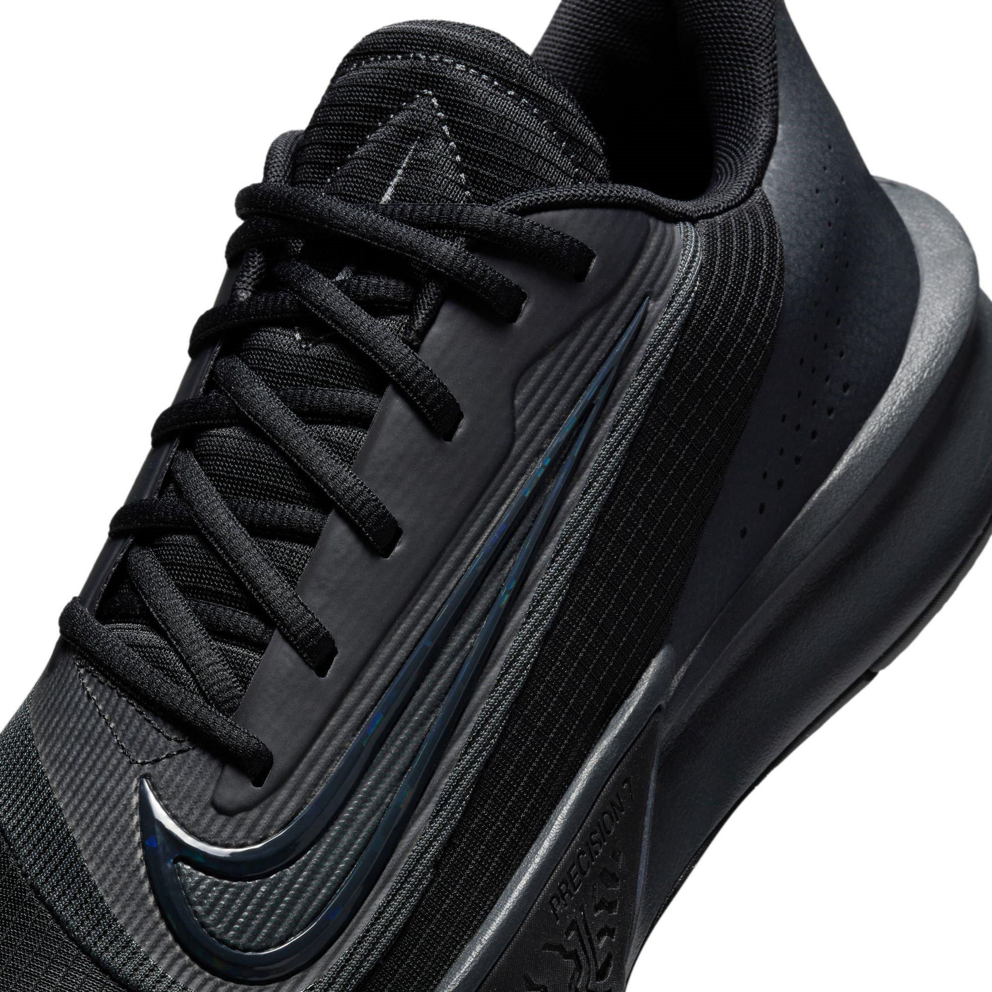 Crno/sive - Nike - Precision VII Basketball Trainers Adults - 7