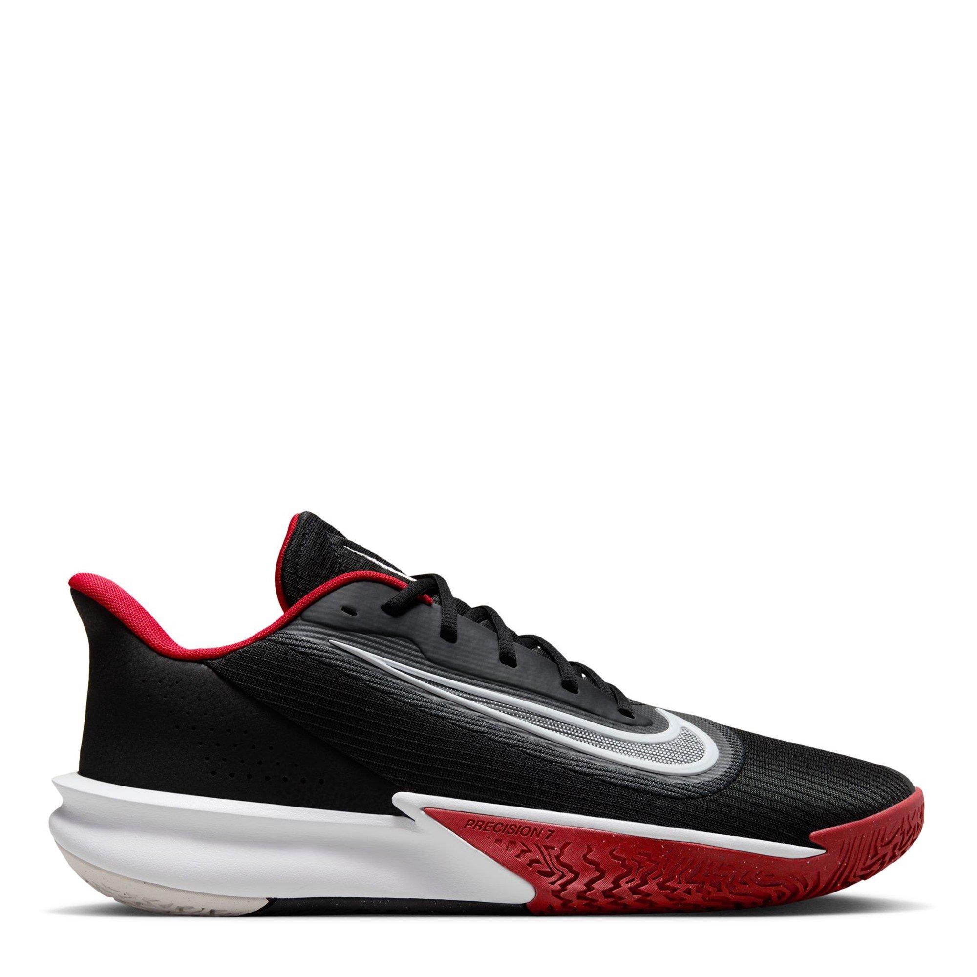 Noir/Blanc/Rouge - Nike - Precision VII Basketball Trainers Adults - 1