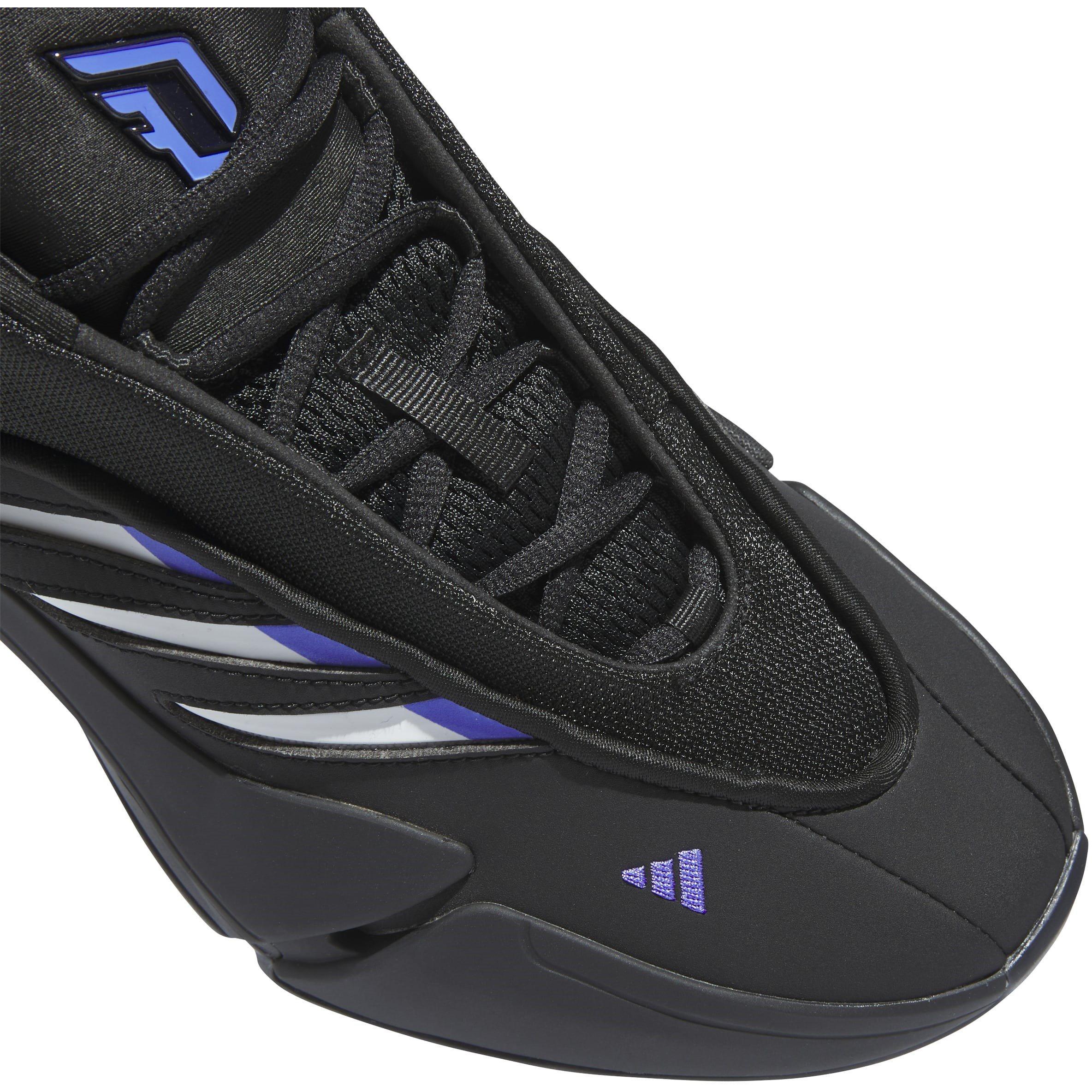 Zwart/Blauw - adidas - Dame 9 Low Trainers - 7