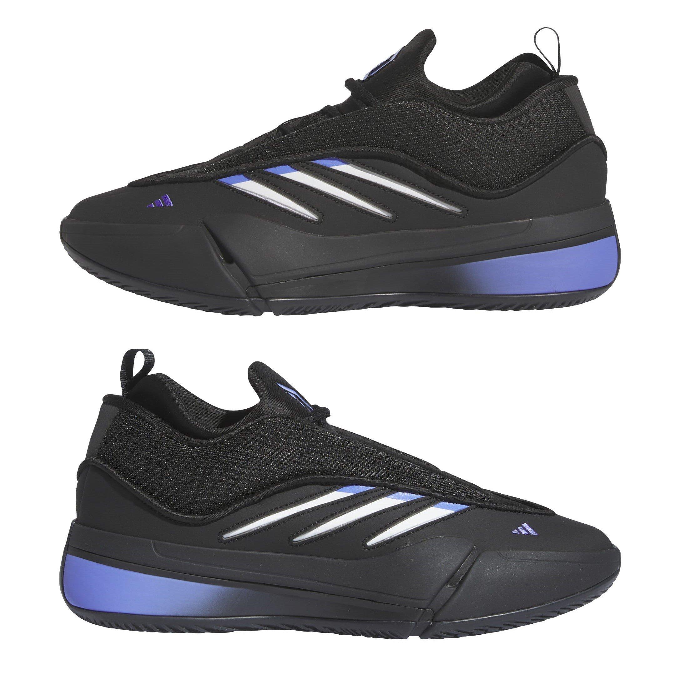 Zwart/Blauw - adidas - Dame 9 Low Trainers - 9