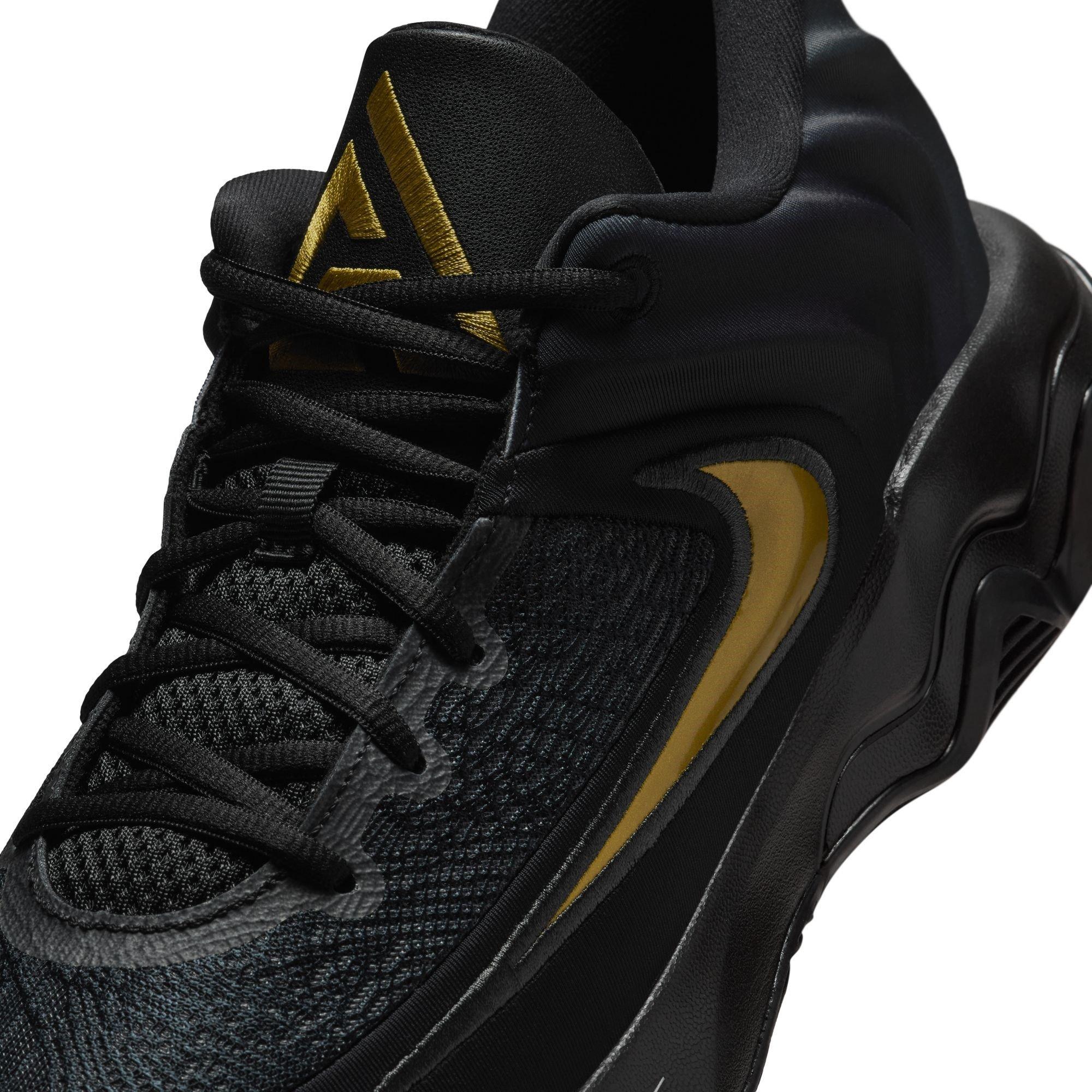 Black/Gold - Nike - Giannis Immortality 4 Basketball Trainers Adults - 7
