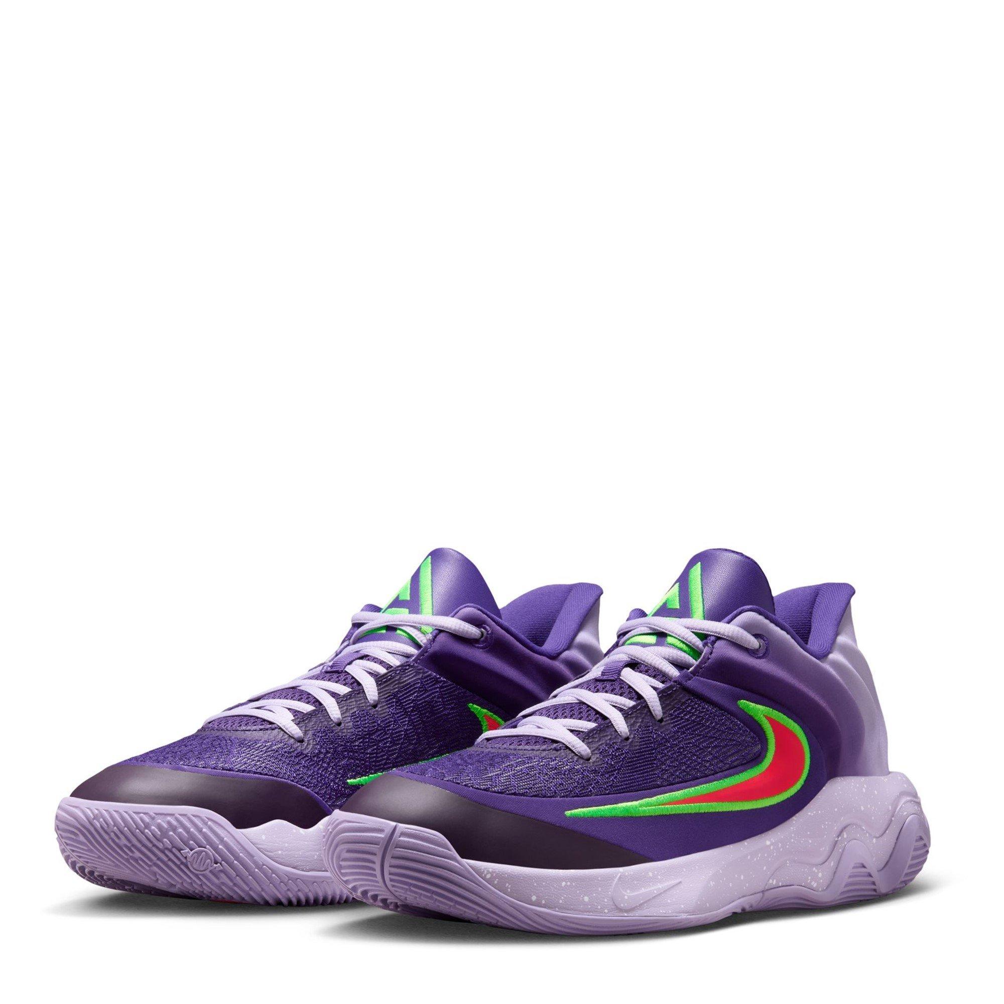 Lila/Scharlachrot - Nike - Giannis Immortality 4 Basketball Trainers Adults - 4