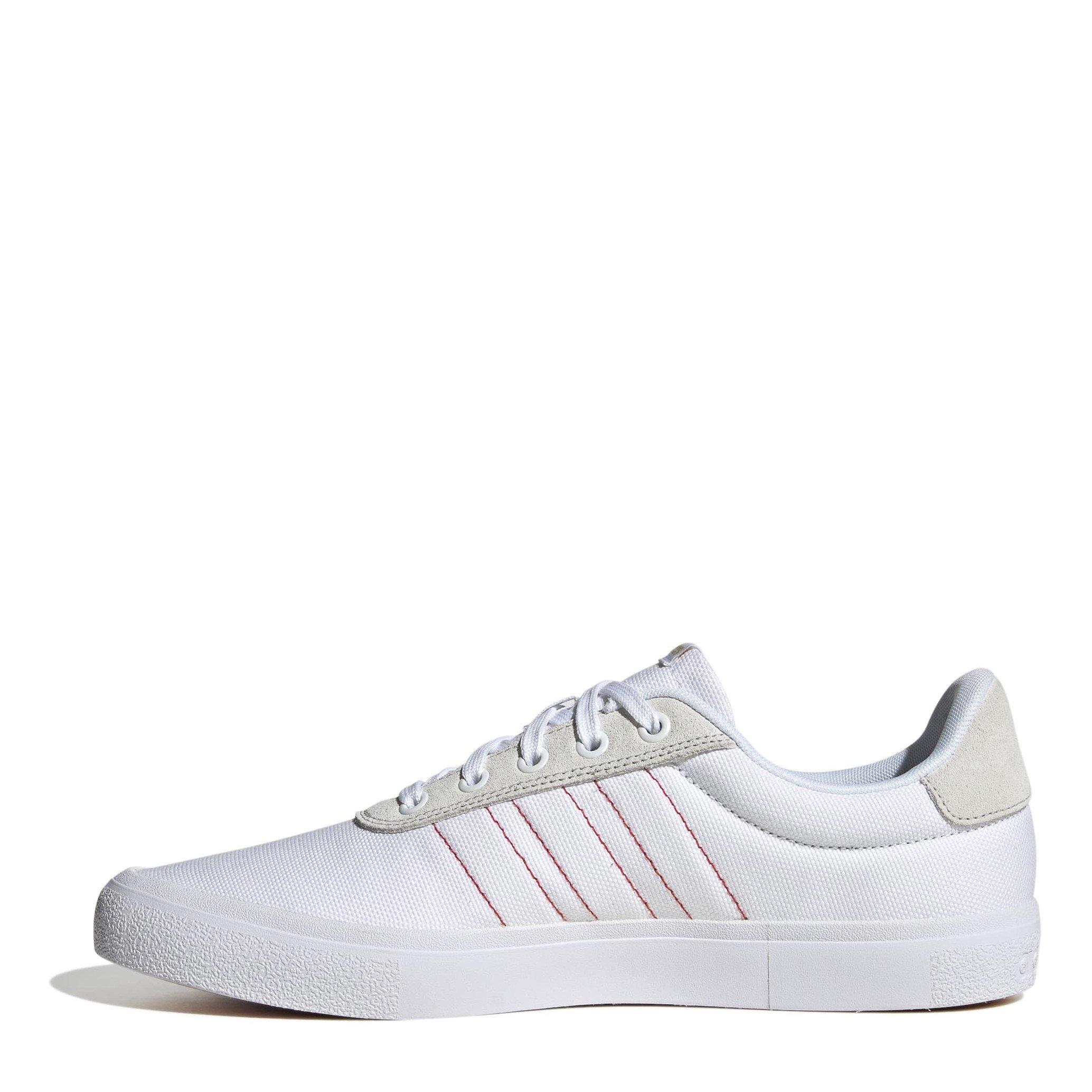 Wht/Scarlet/Gld - adidas - Vulcraid3R  Court Trainers Mens - 2