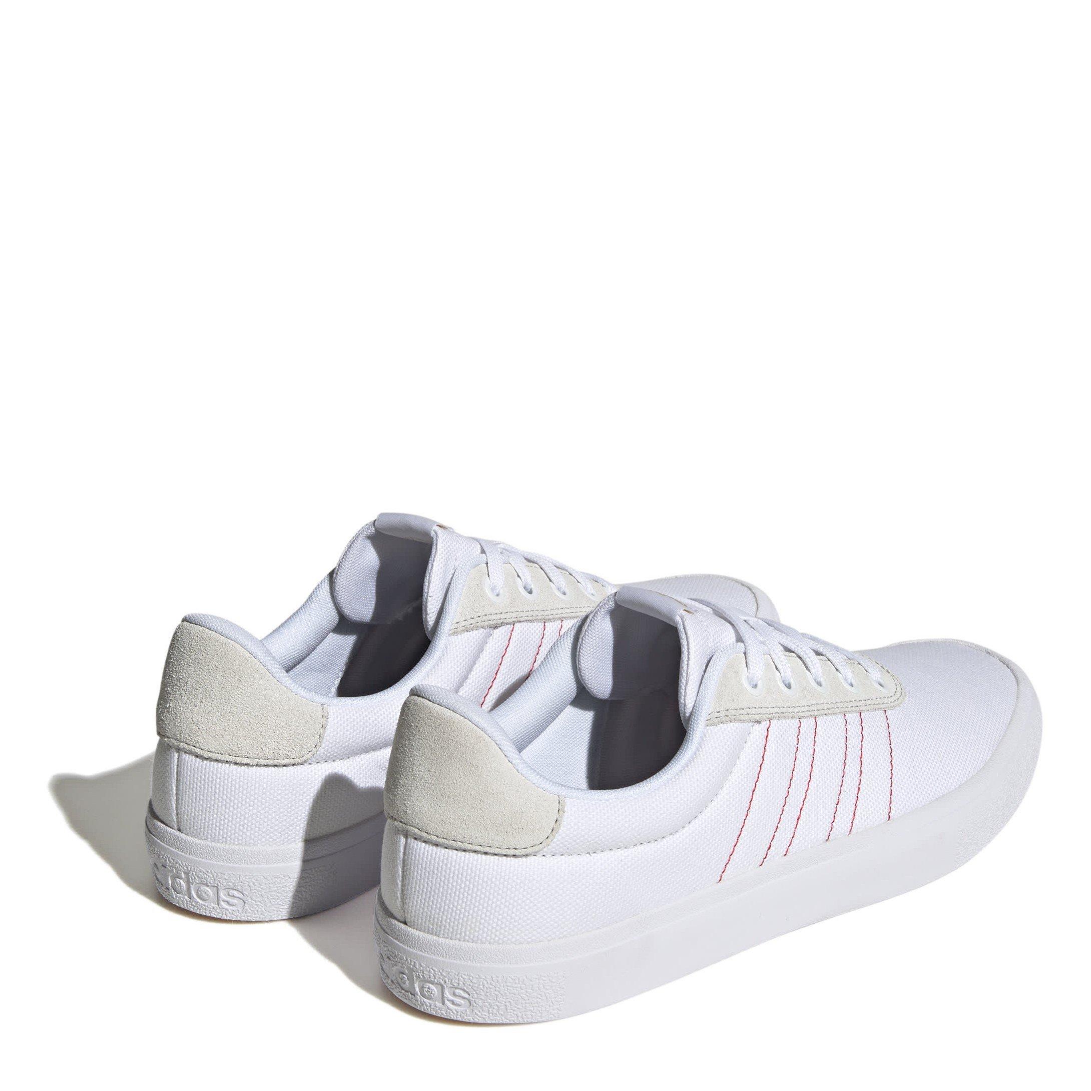 Wht/Scarlet/Gld - adidas - Vulcraid3R  Court Trainers Mens - 4