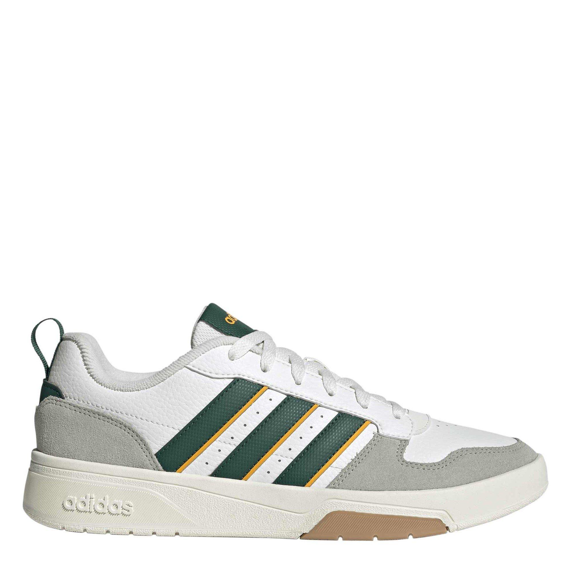 Wht/Green/Yell - adidas - Courtwave Mens Sneakers - 1