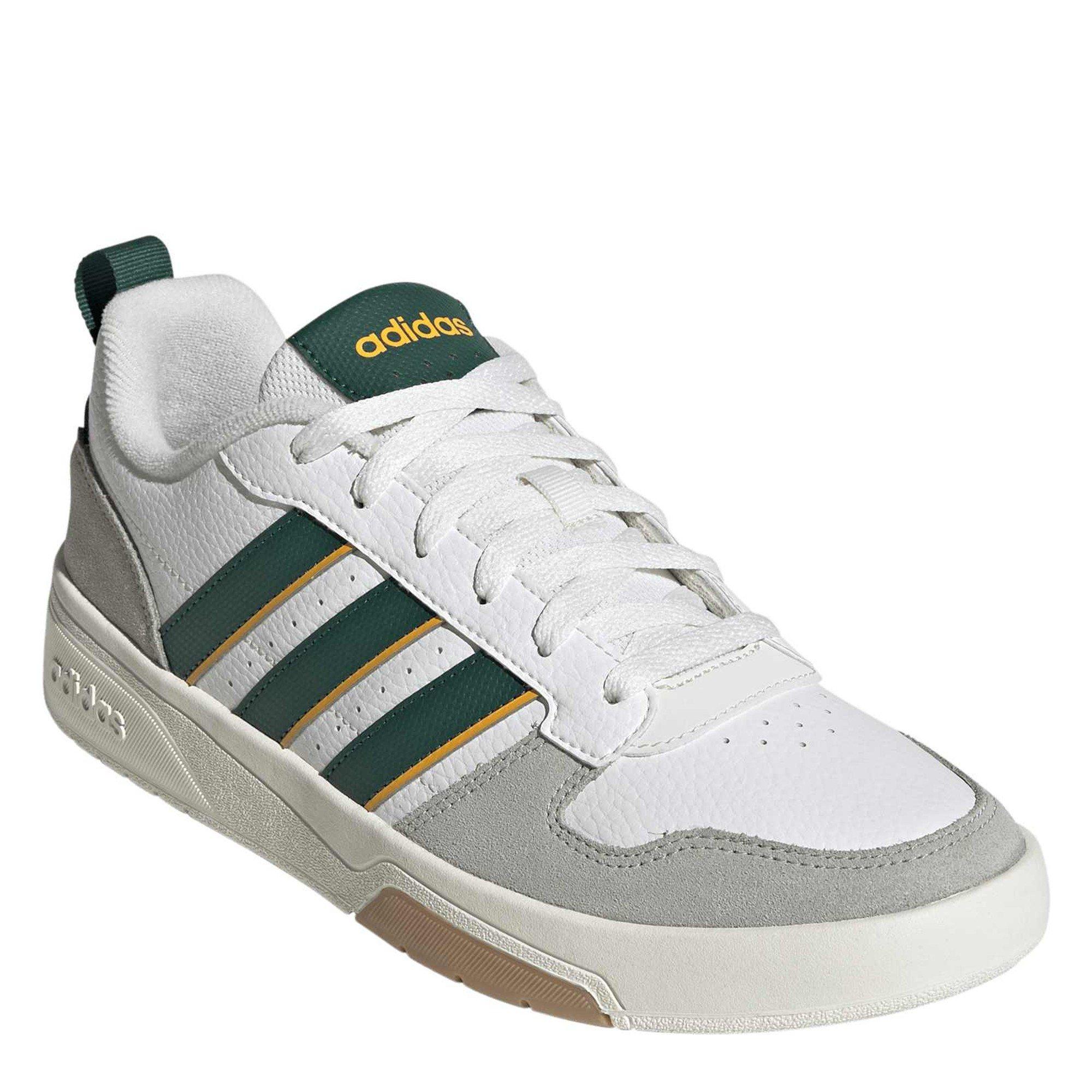 Wht/Green/Yell - adidas - Courtwave Mens Sneakers - 3