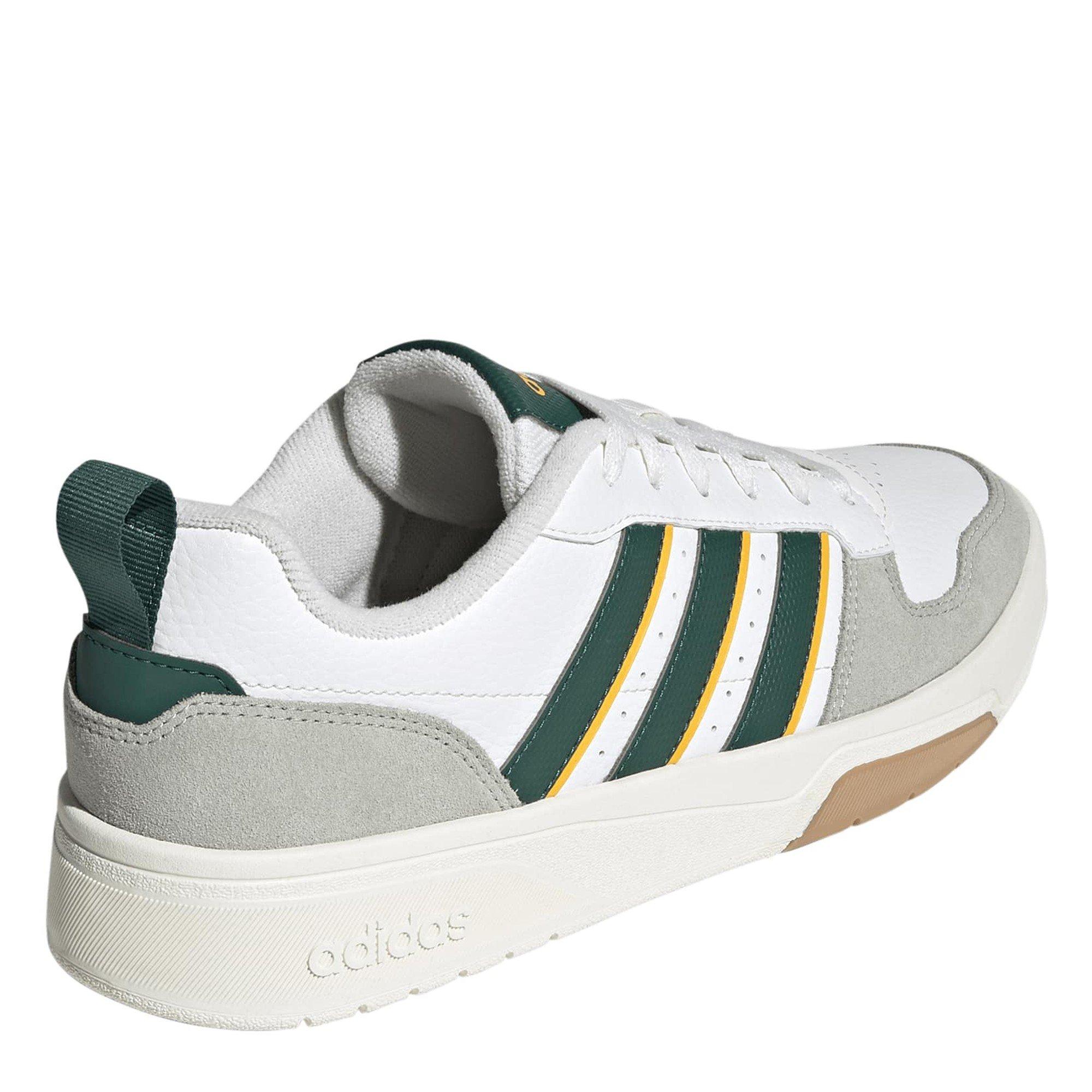 Wht/Green/Yell - adidas - Courtwave Mens Sneakers - 4