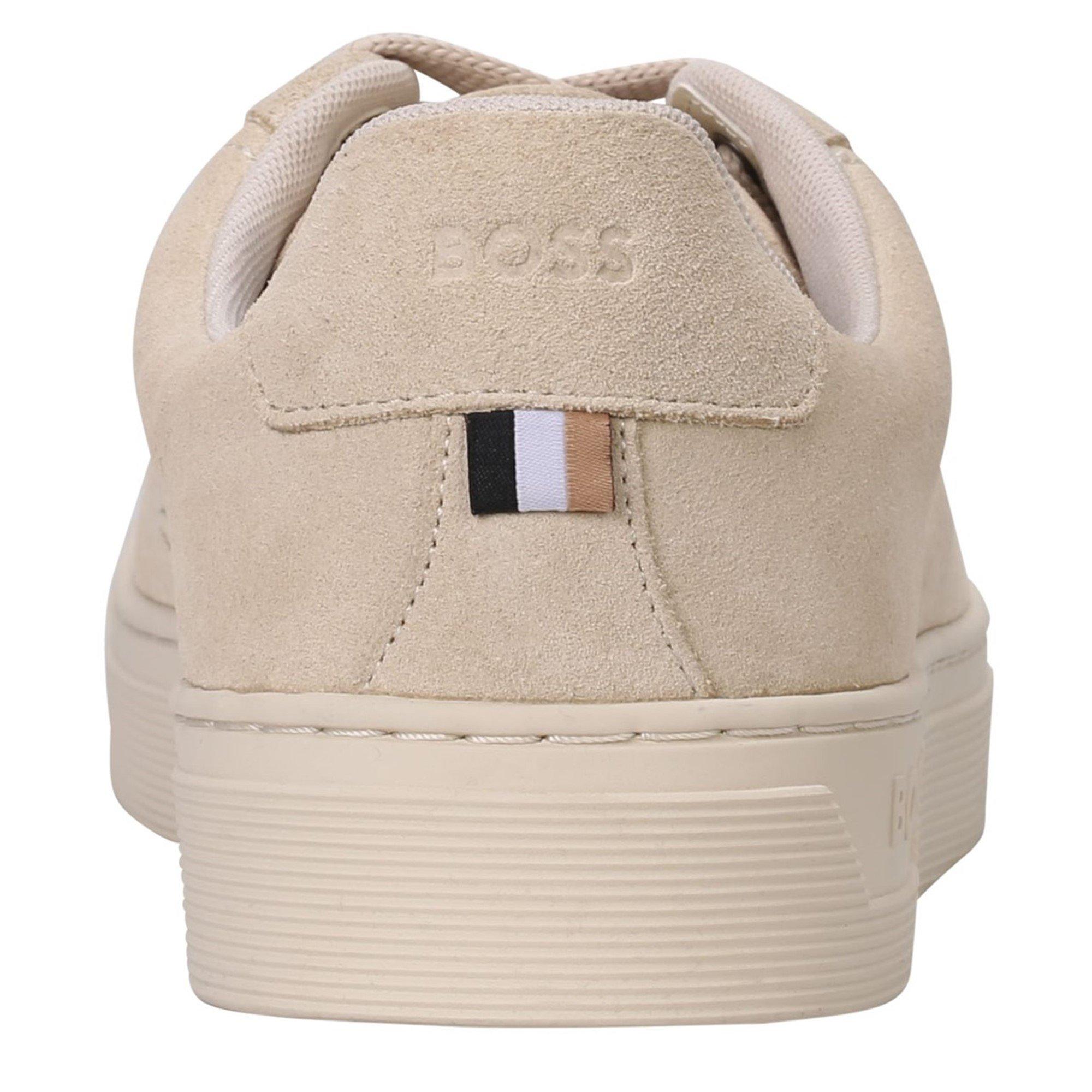 Offene Weiß 131 - Boss - Men's Tenn Cupsole Trainers, Premium Materials - 3