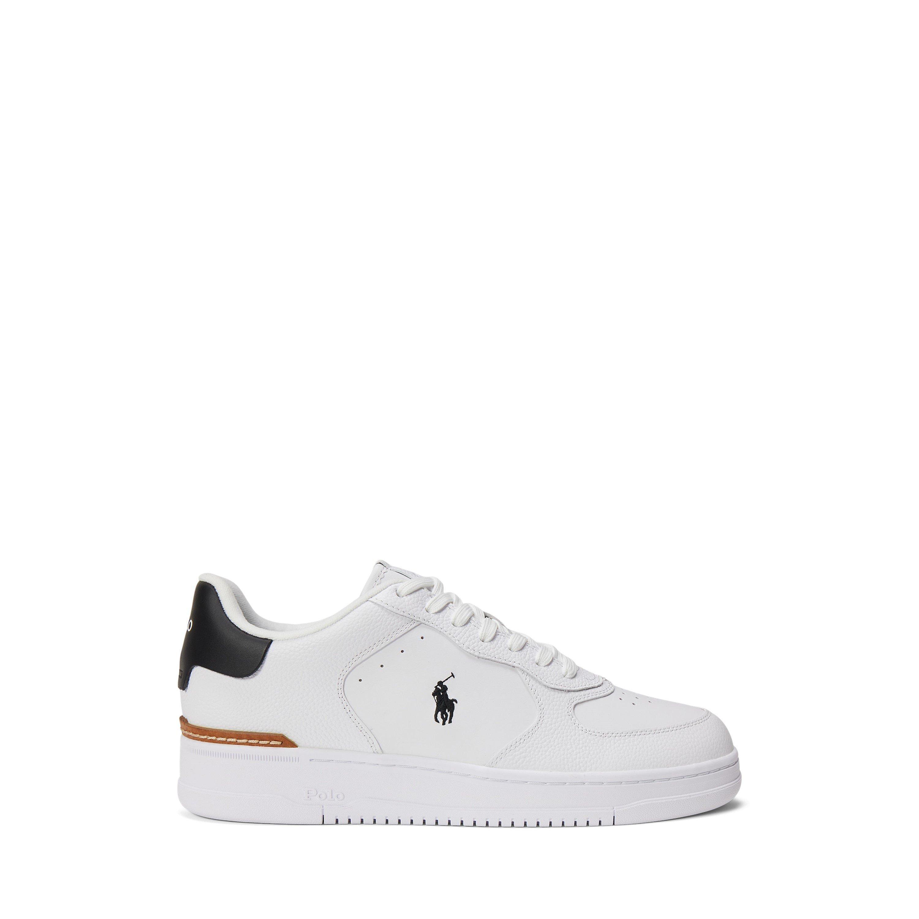 White/Black - Polo Ralph Lauren - Men's Master Court Trainers - 1