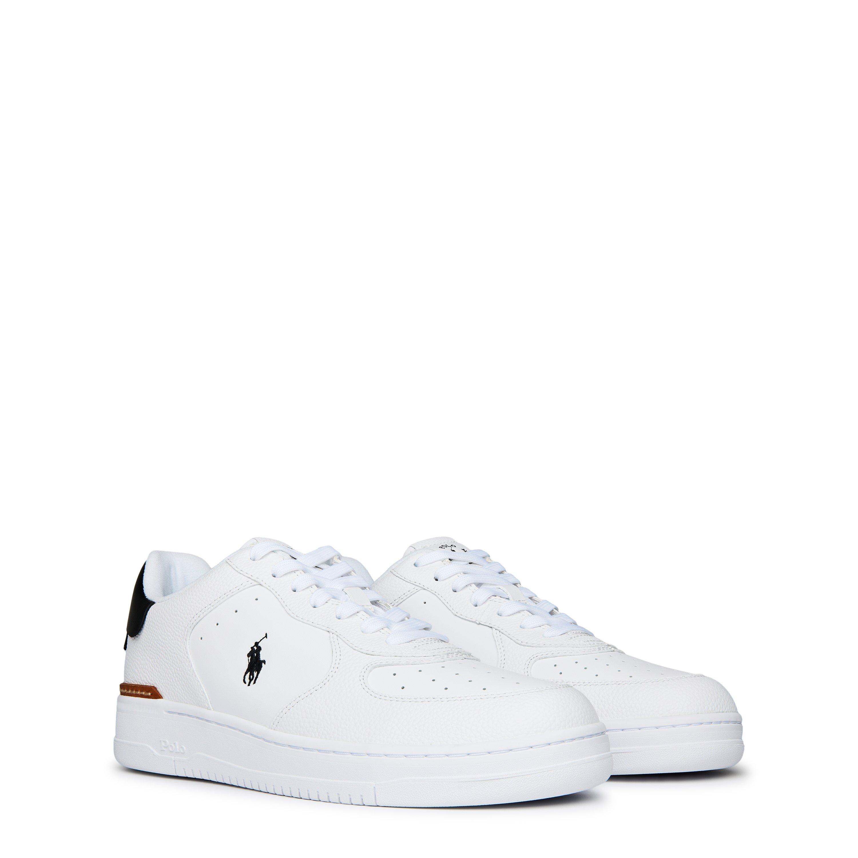 White/Black - Polo Ralph Lauren - Men's Master Court Trainers - 4