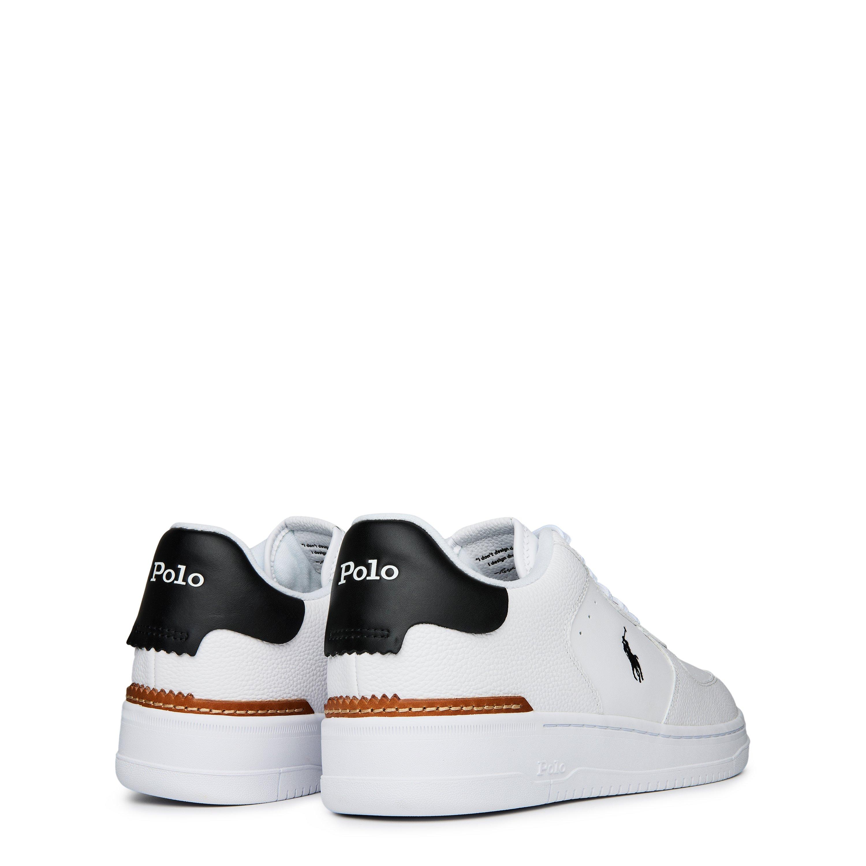 White/Black - Polo Ralph Lauren - Men's Master Court Trainers - 5